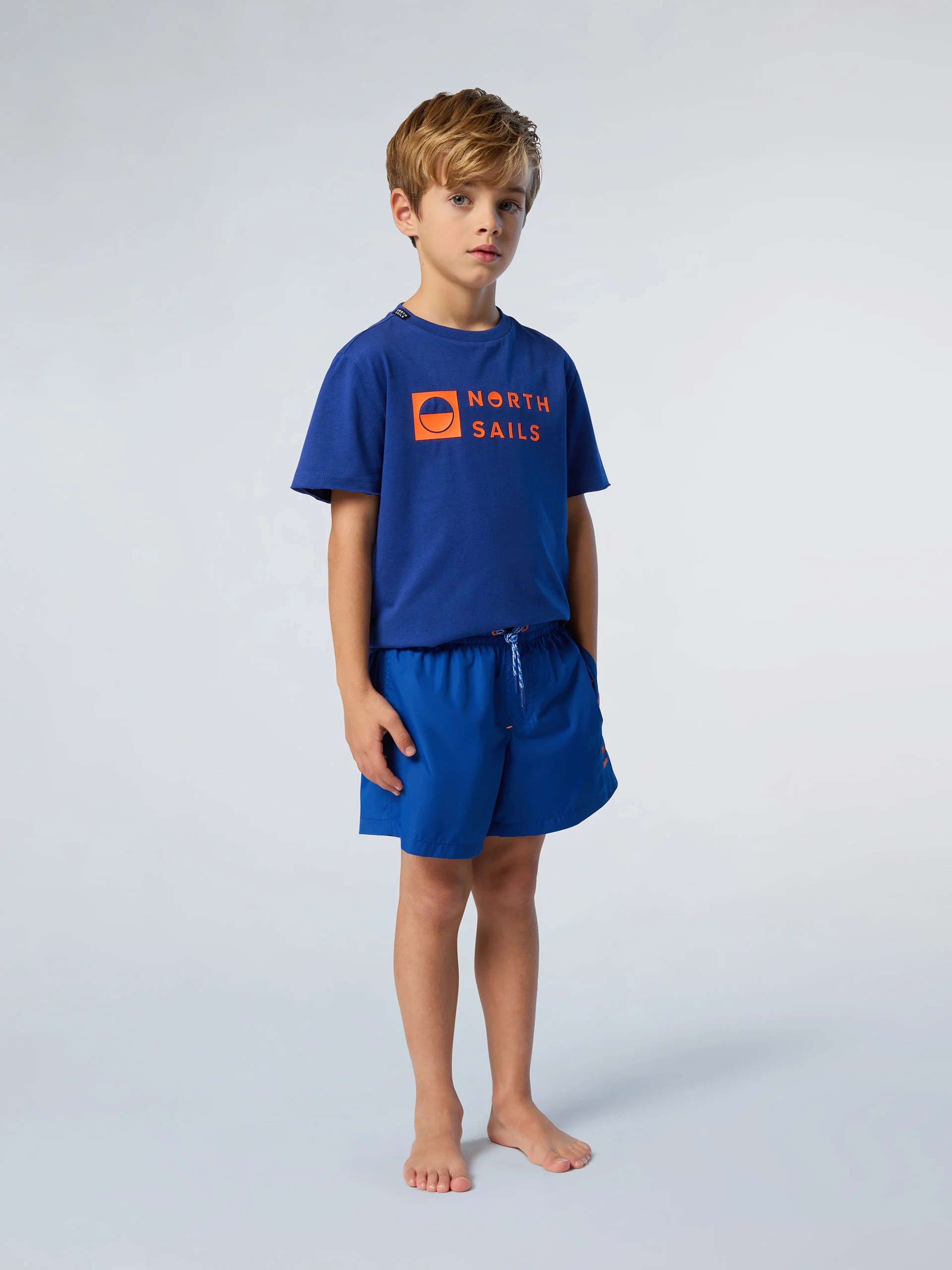 Swim shorts with vertical print - Image 19