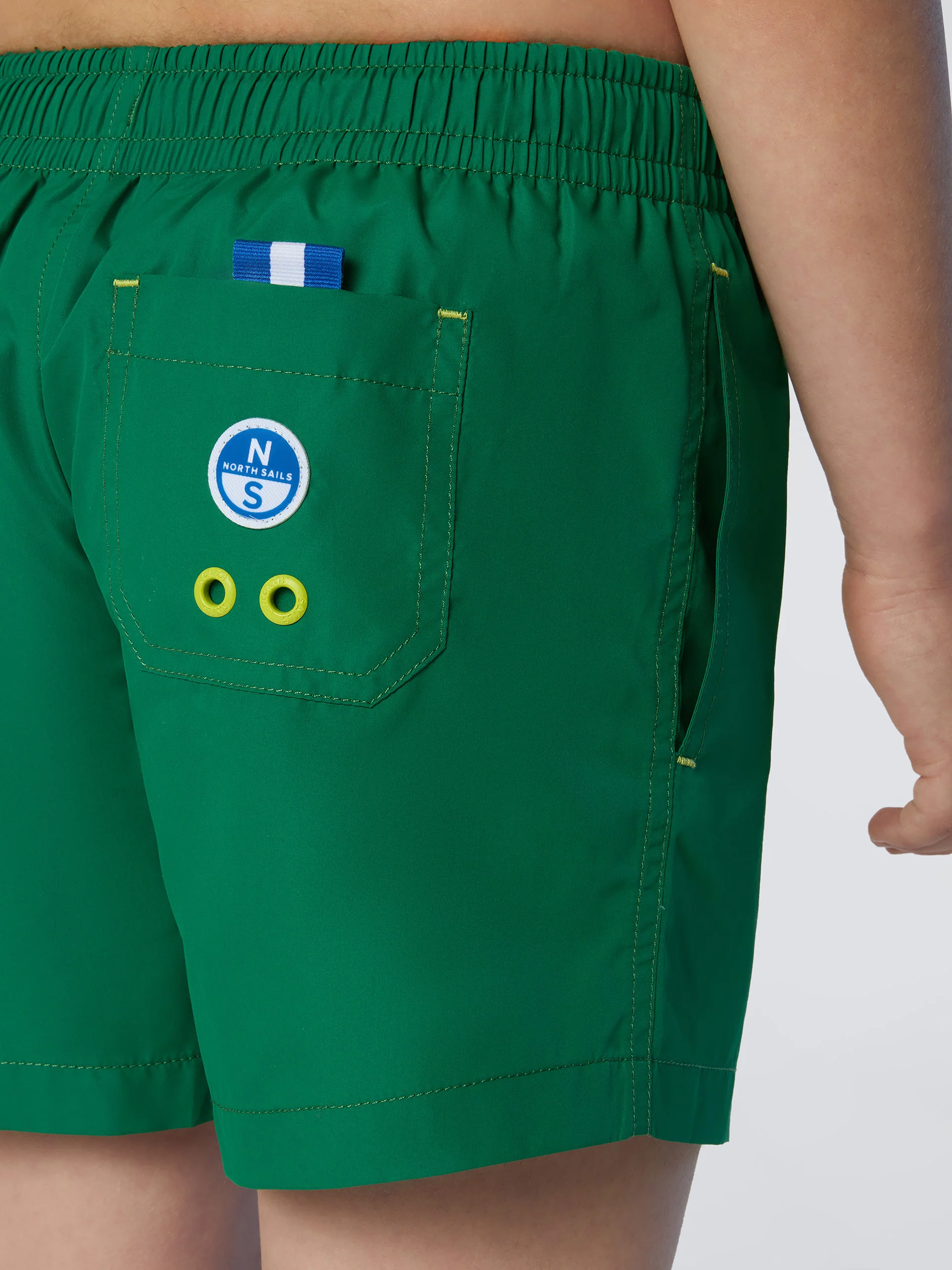 Swim shorts with vertical print - Image 7