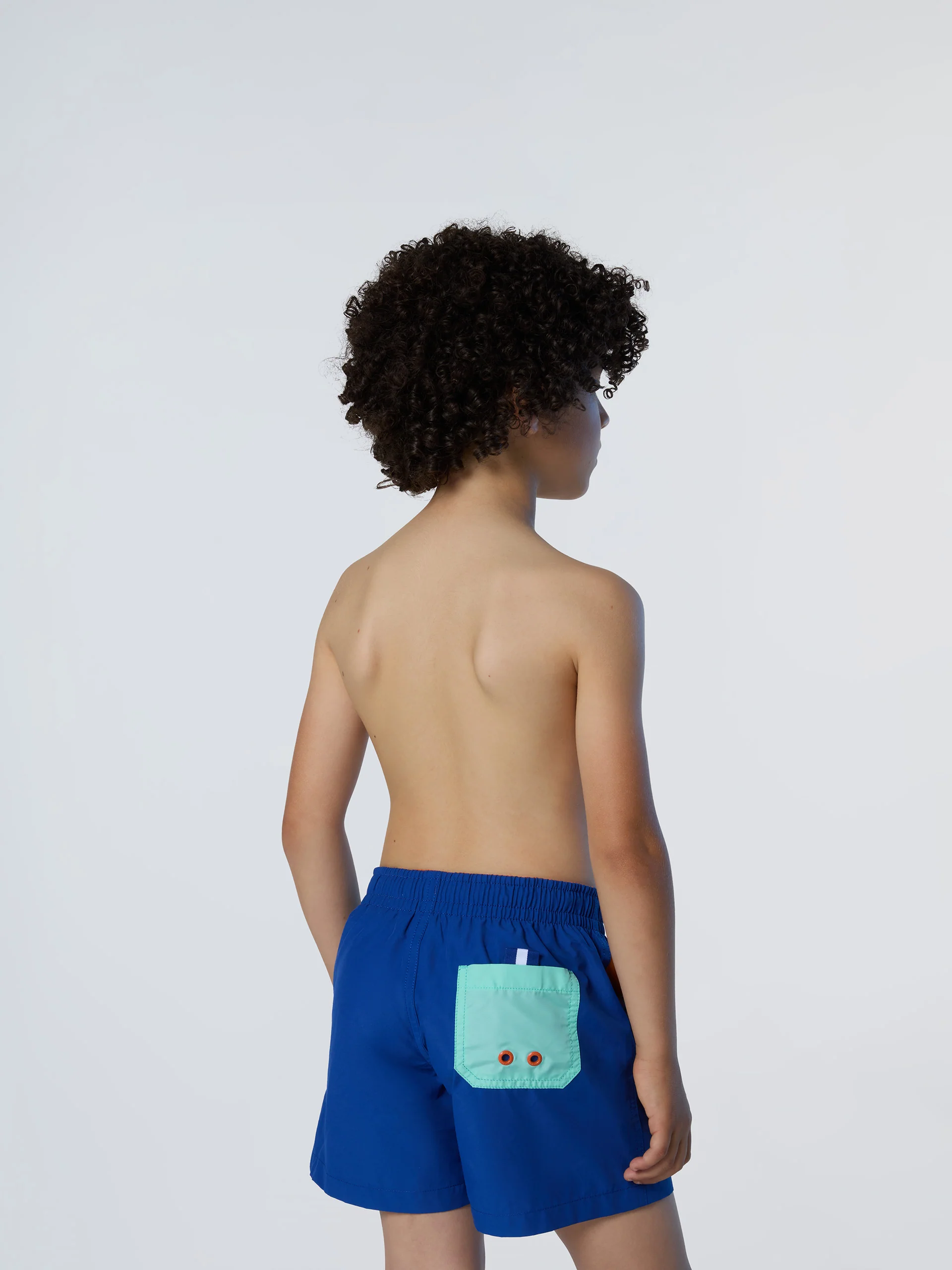 Swim shorts with contrast pocket - Image 17
