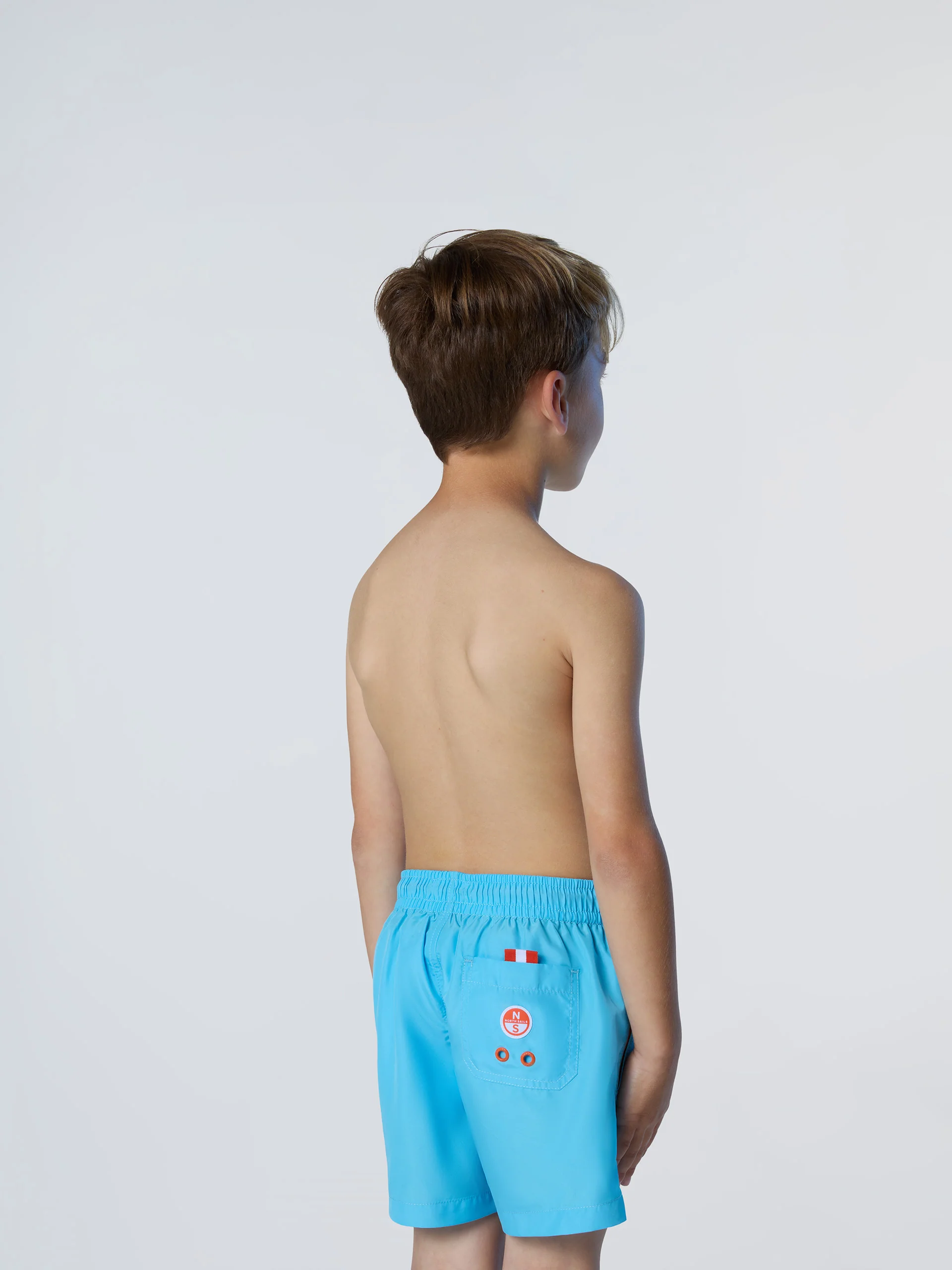 Swim shorts with vertical print - Image 11