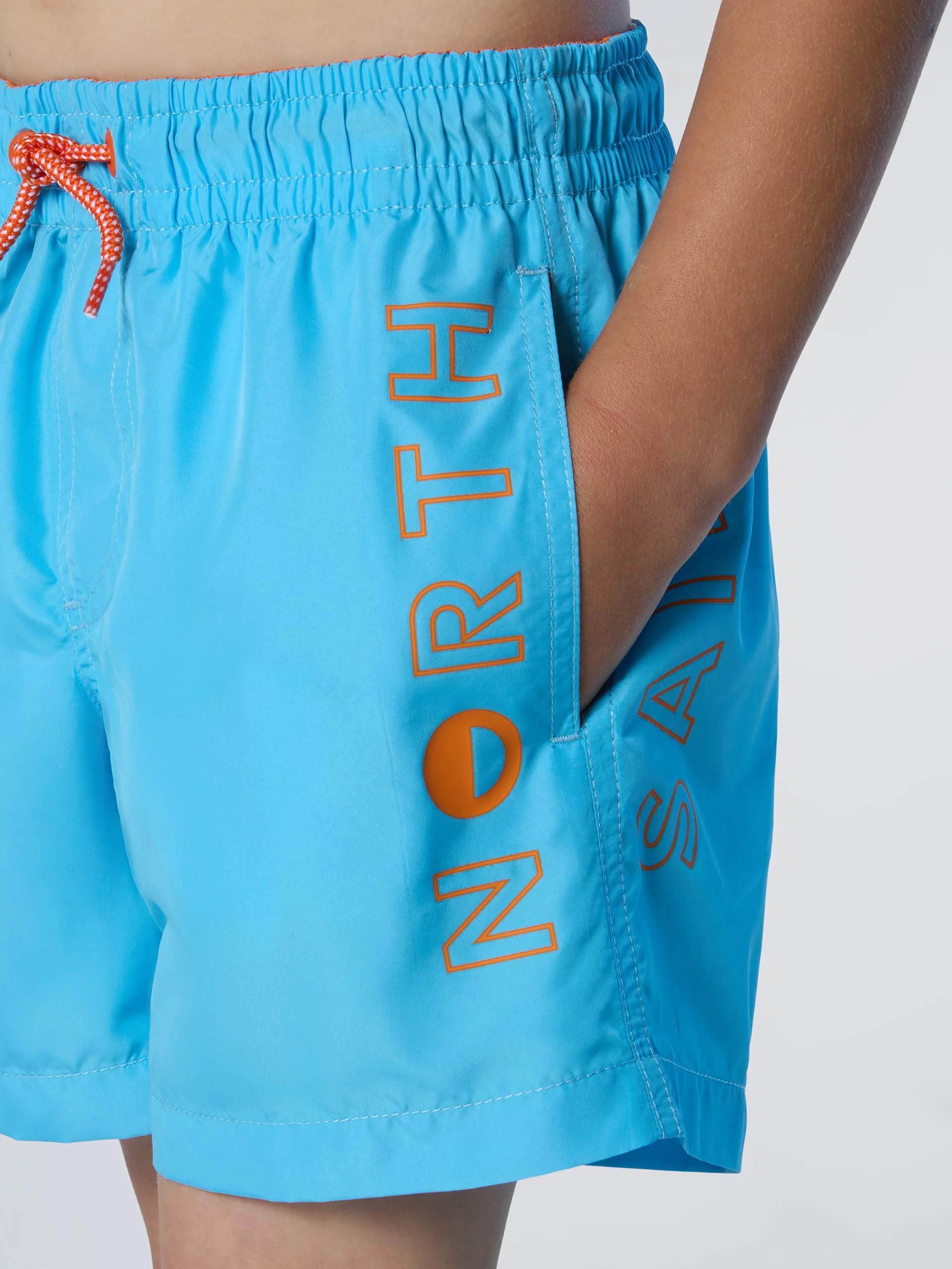 Swim shorts with vertical print - Image 13