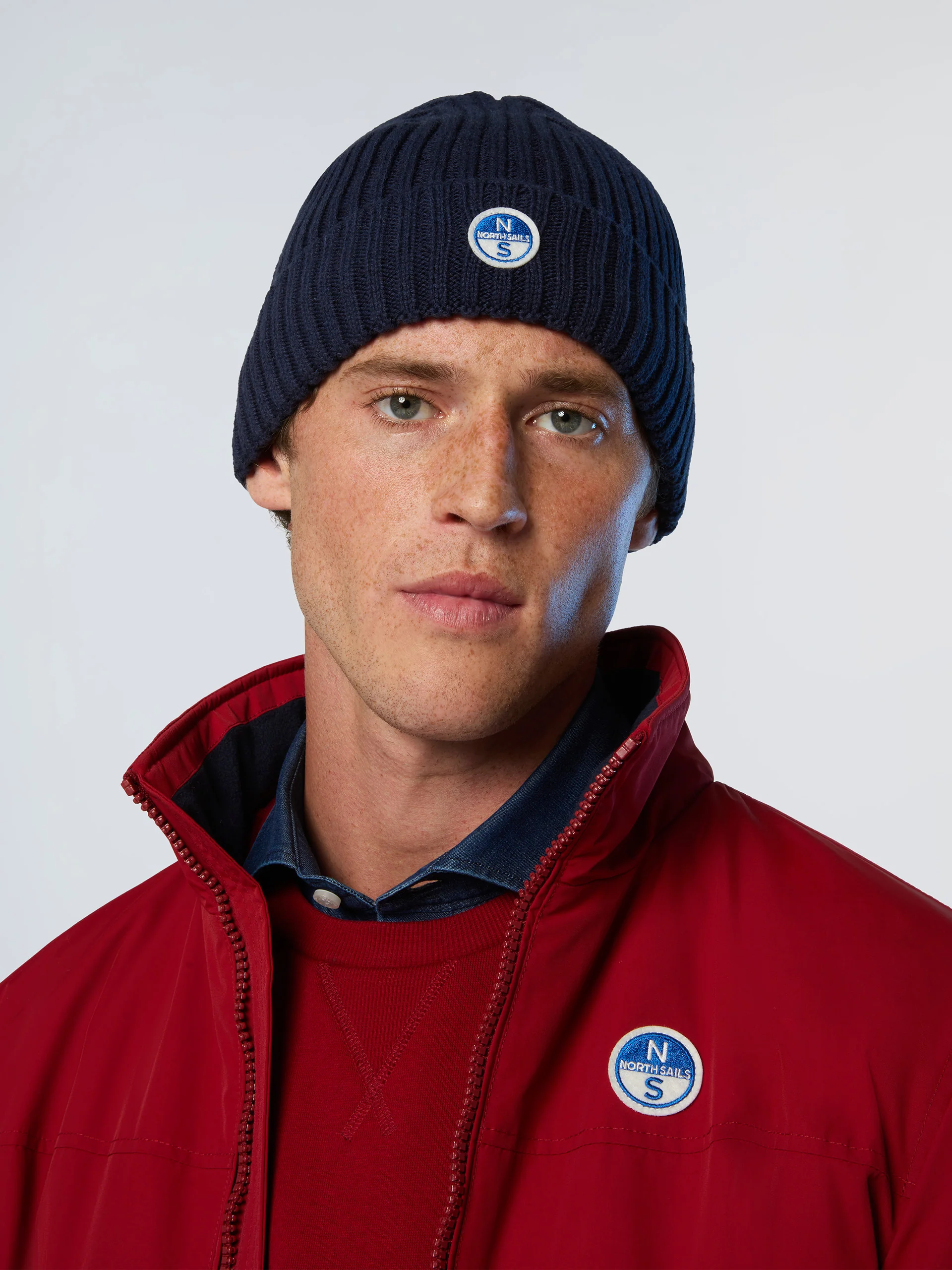 Ribbed beanie with fleece lining - Image 4