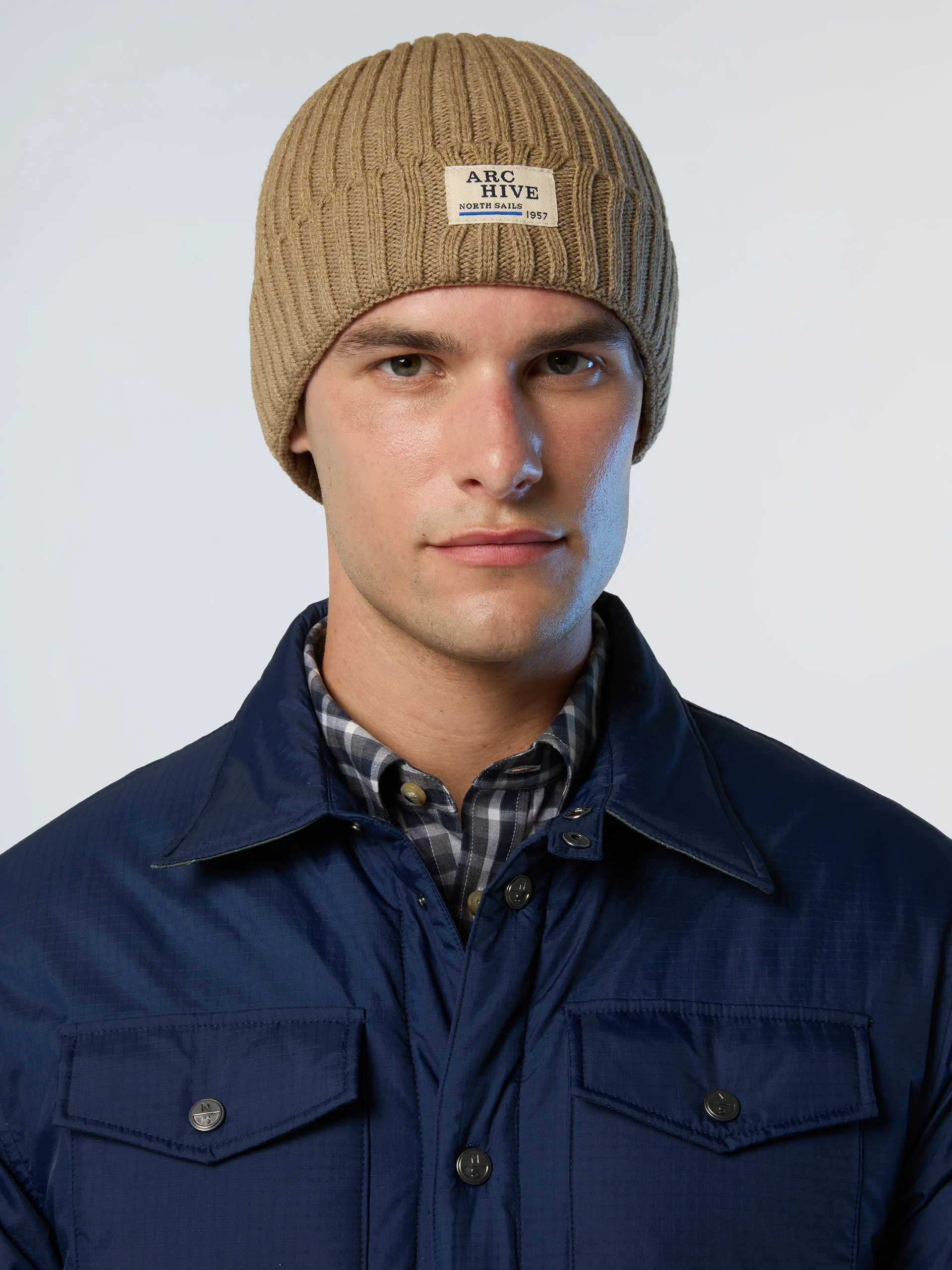 Archival ribbed beanie - Image 5