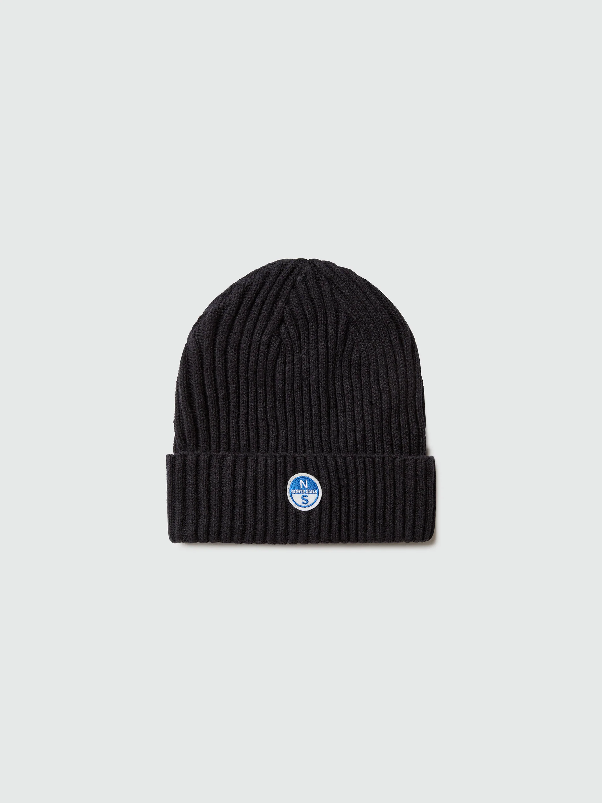 Wide-rib beanie with logo patch - Image 13