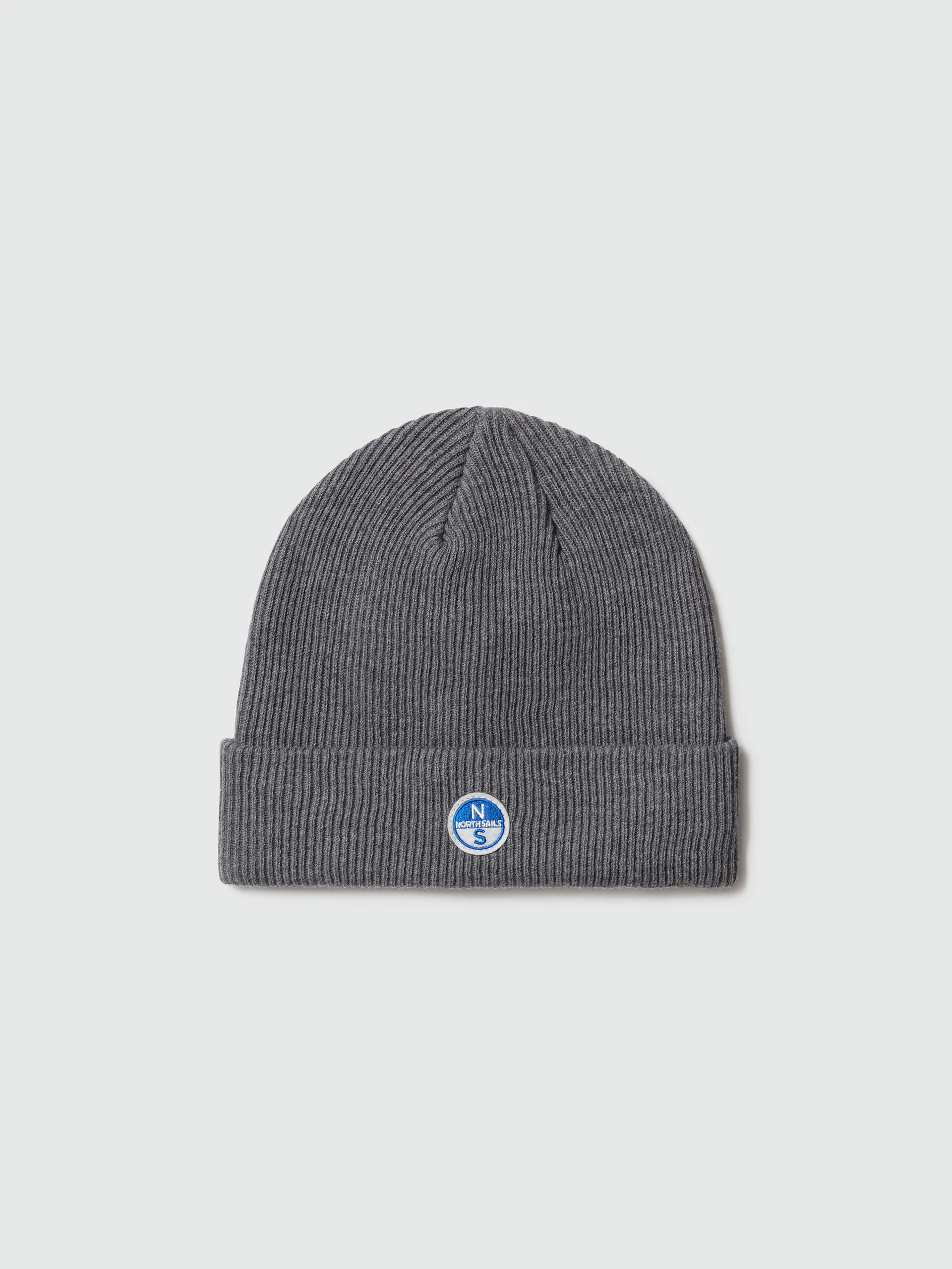 Micro-rib beanie with logo patch - Image 6