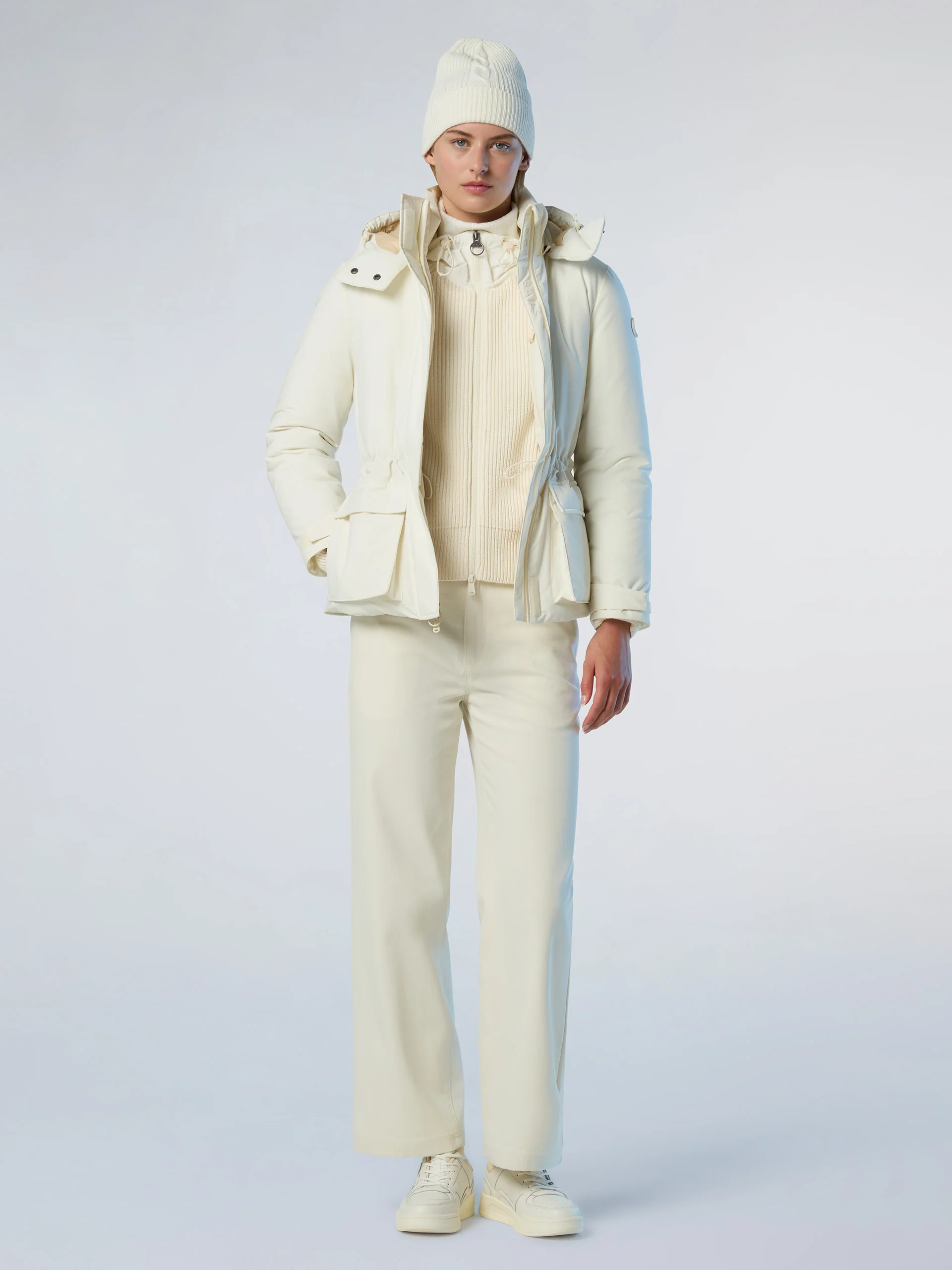 Wide-leg twill pants - Image 2