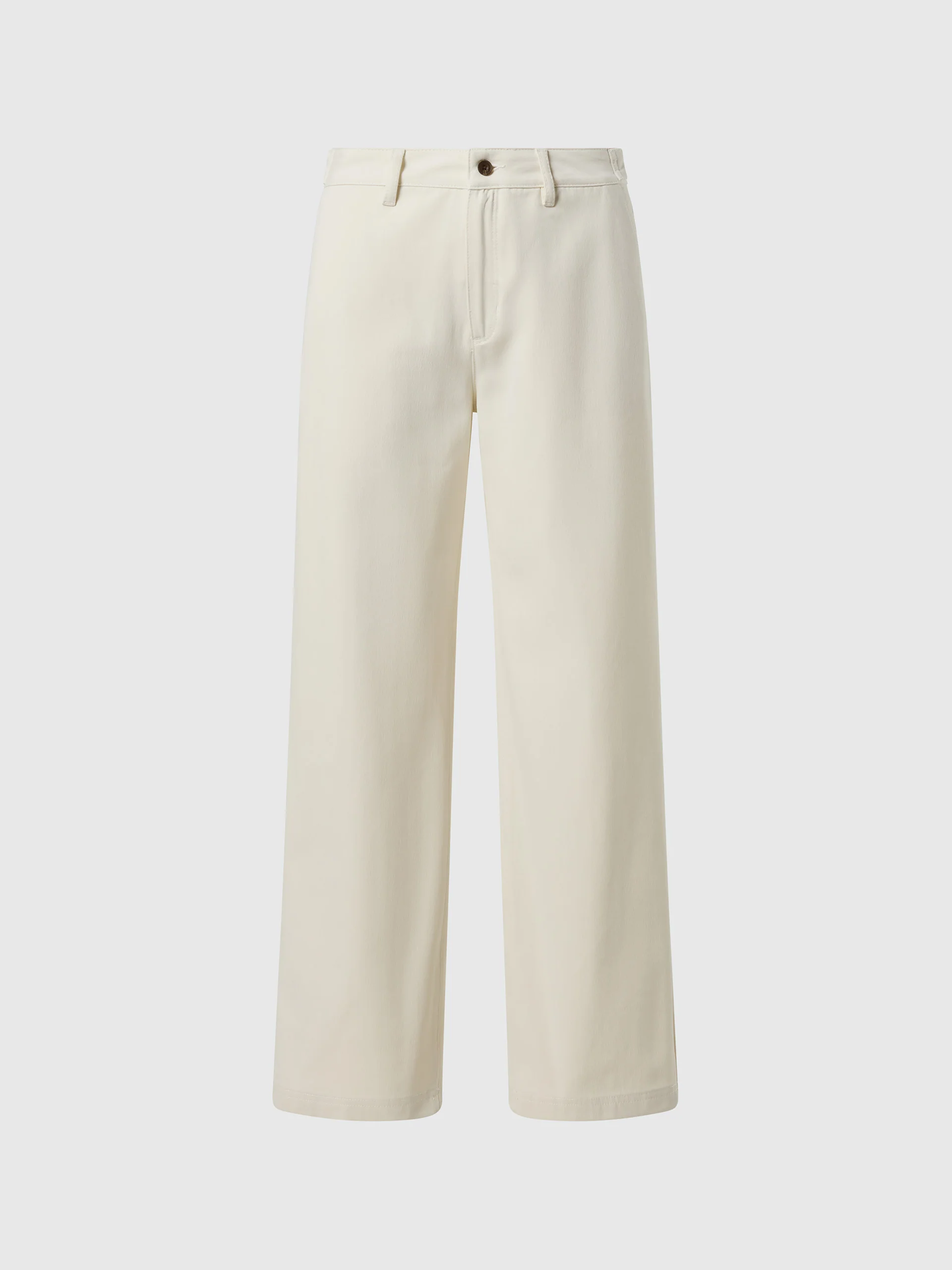 Wide-leg twill pants - Image 3