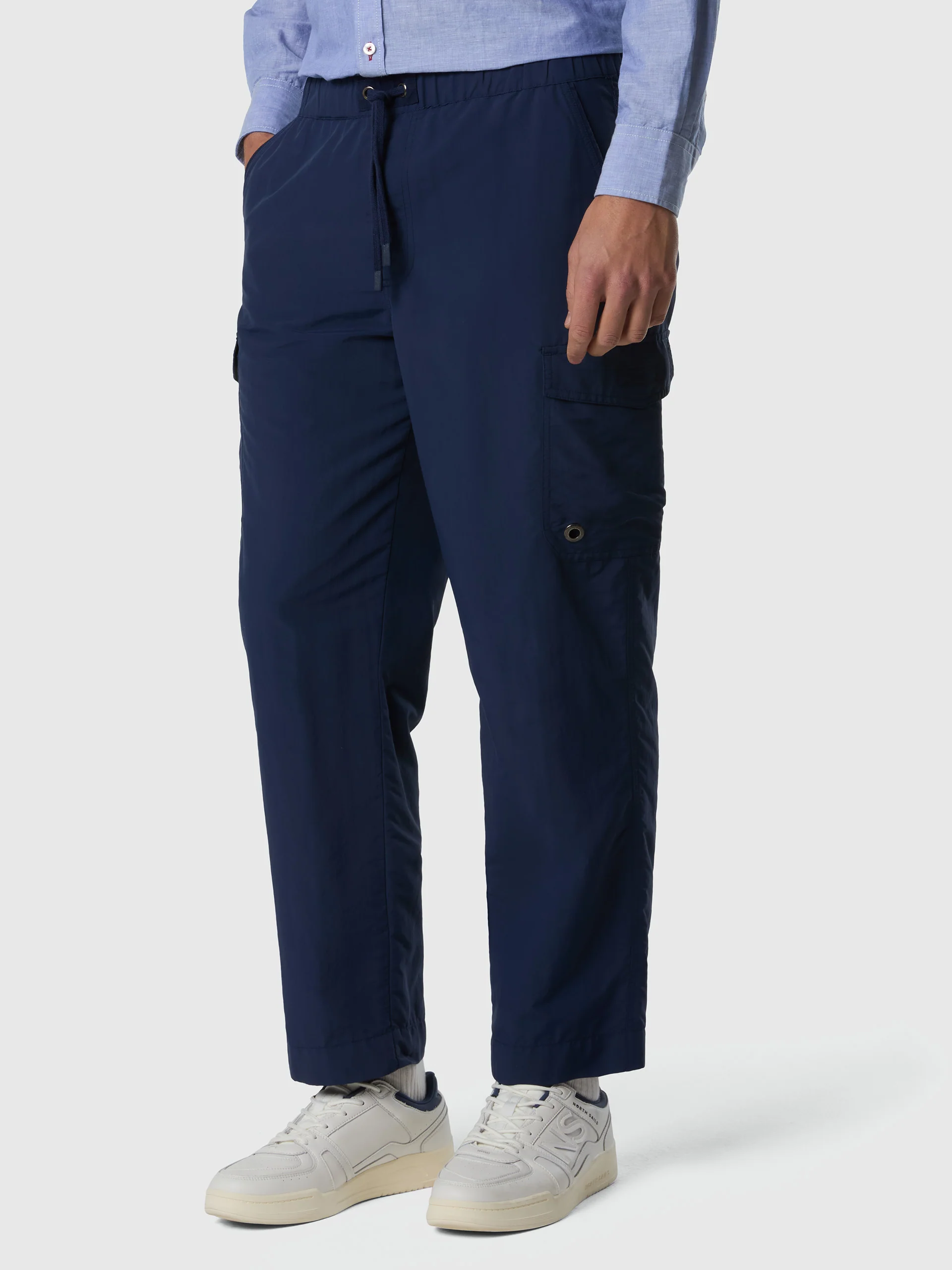 Light poplin cargo pants - Image 7