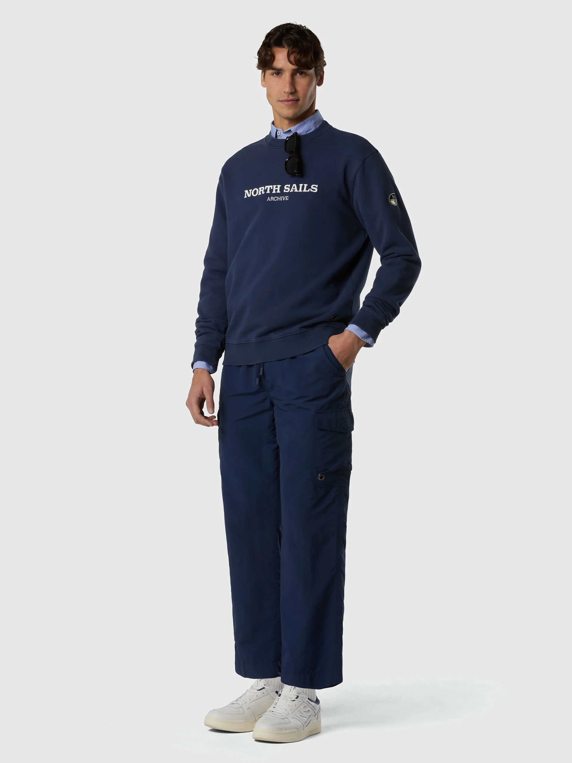 Light poplin cargo pants - Image 8