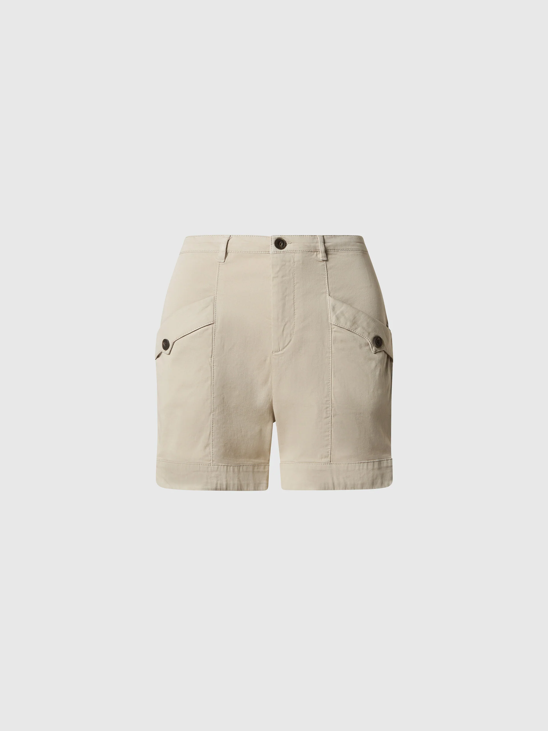 Gabardine cargo shorts - Image 4