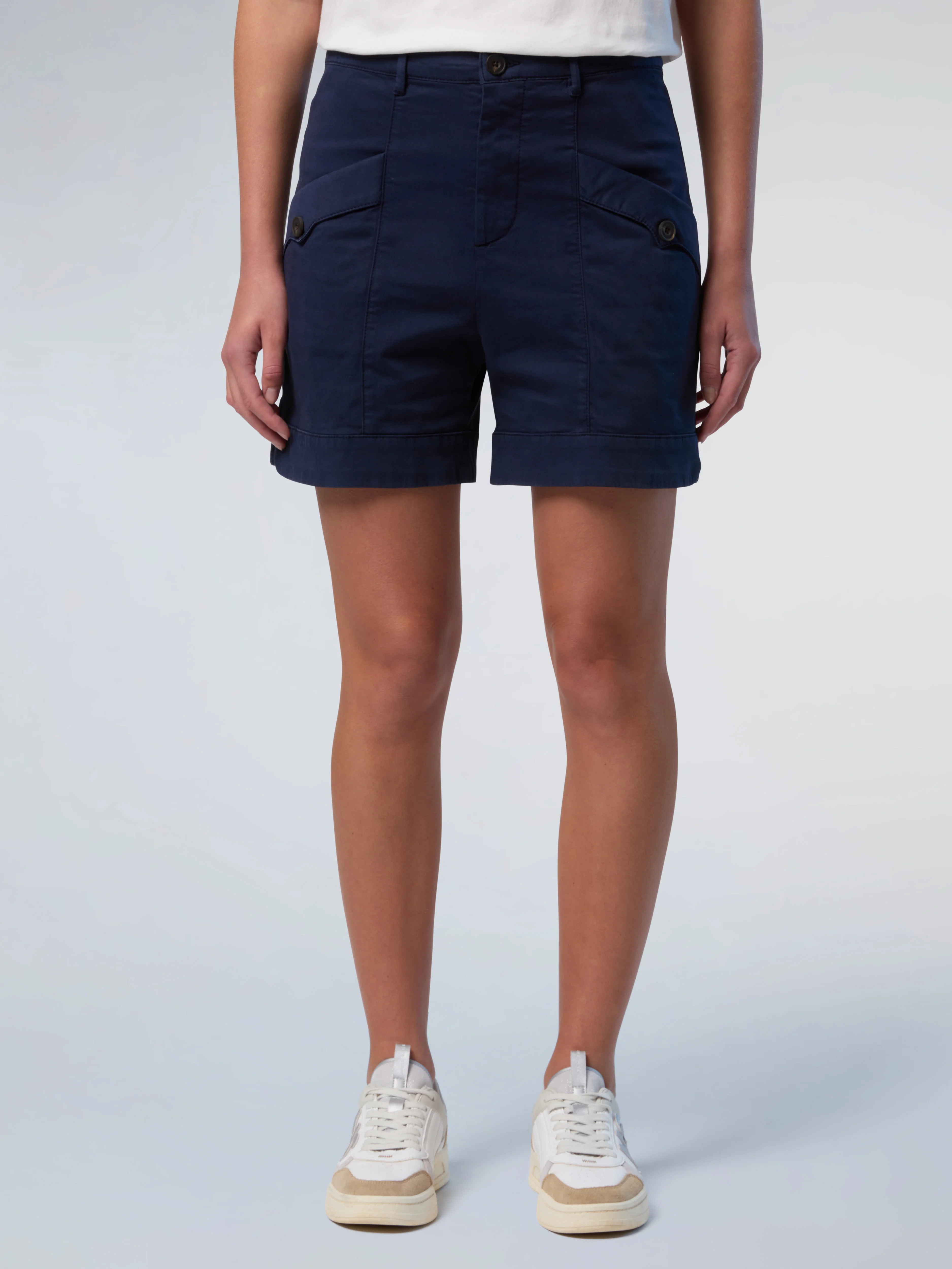 Gabardine cargo shorts - Image 7