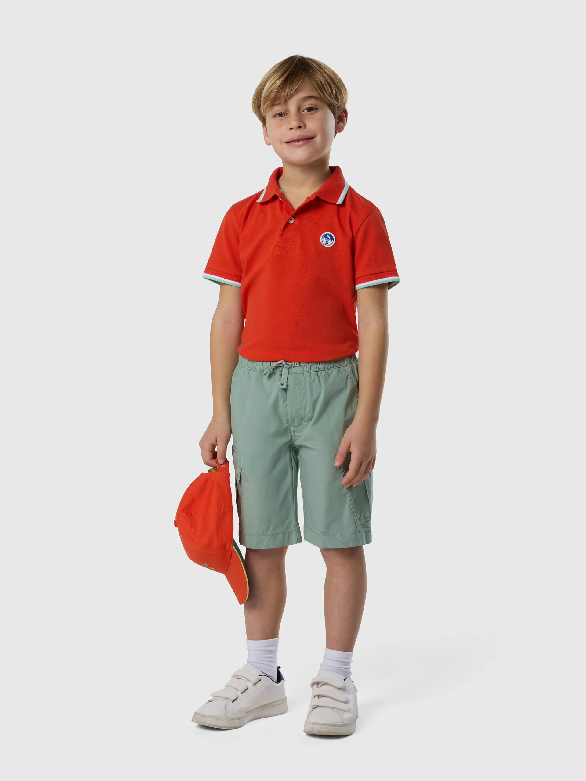 Cargo shorts with elasticated waist - Image 7