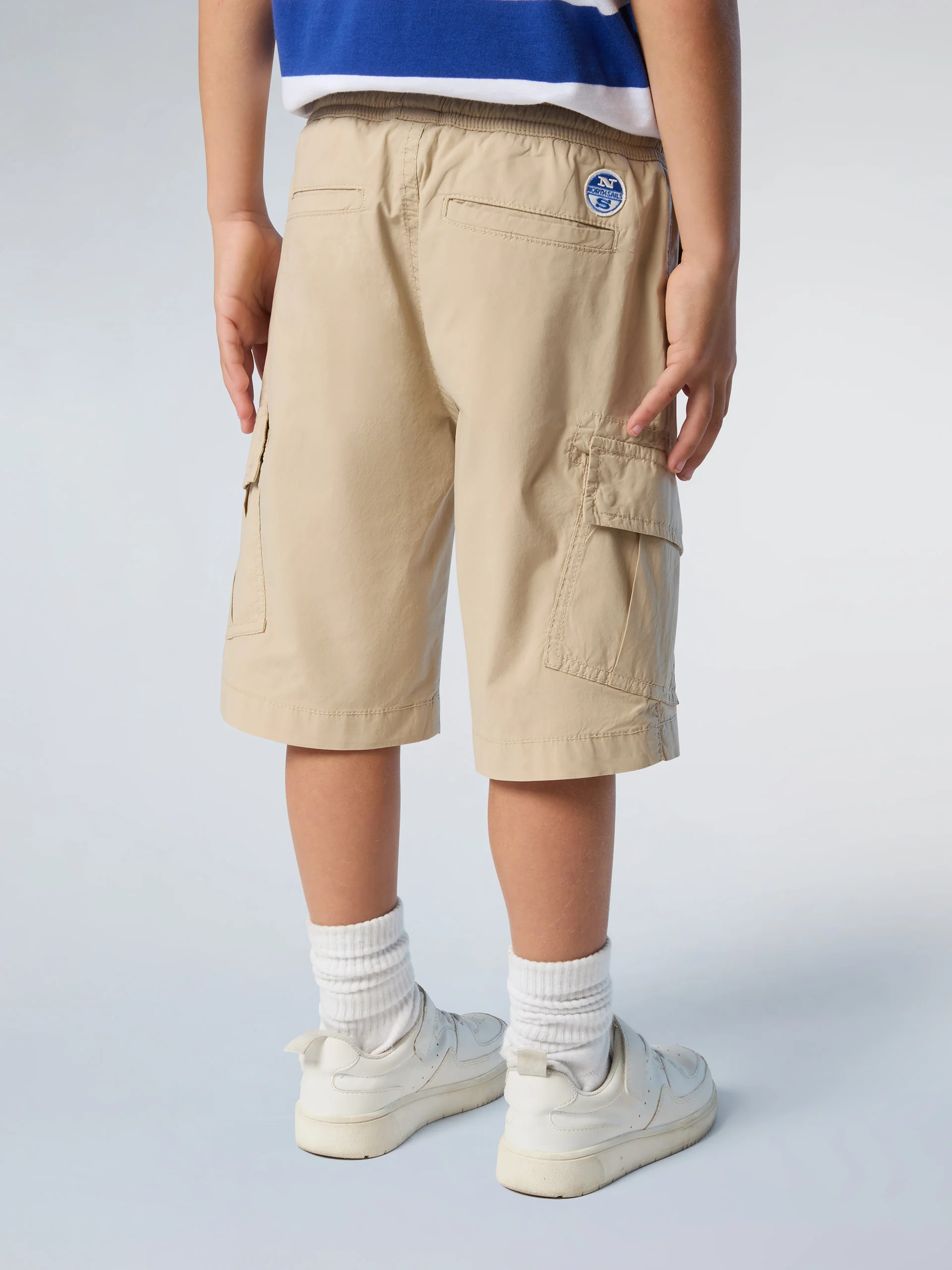 Poplin cargo shorts - Image 4
