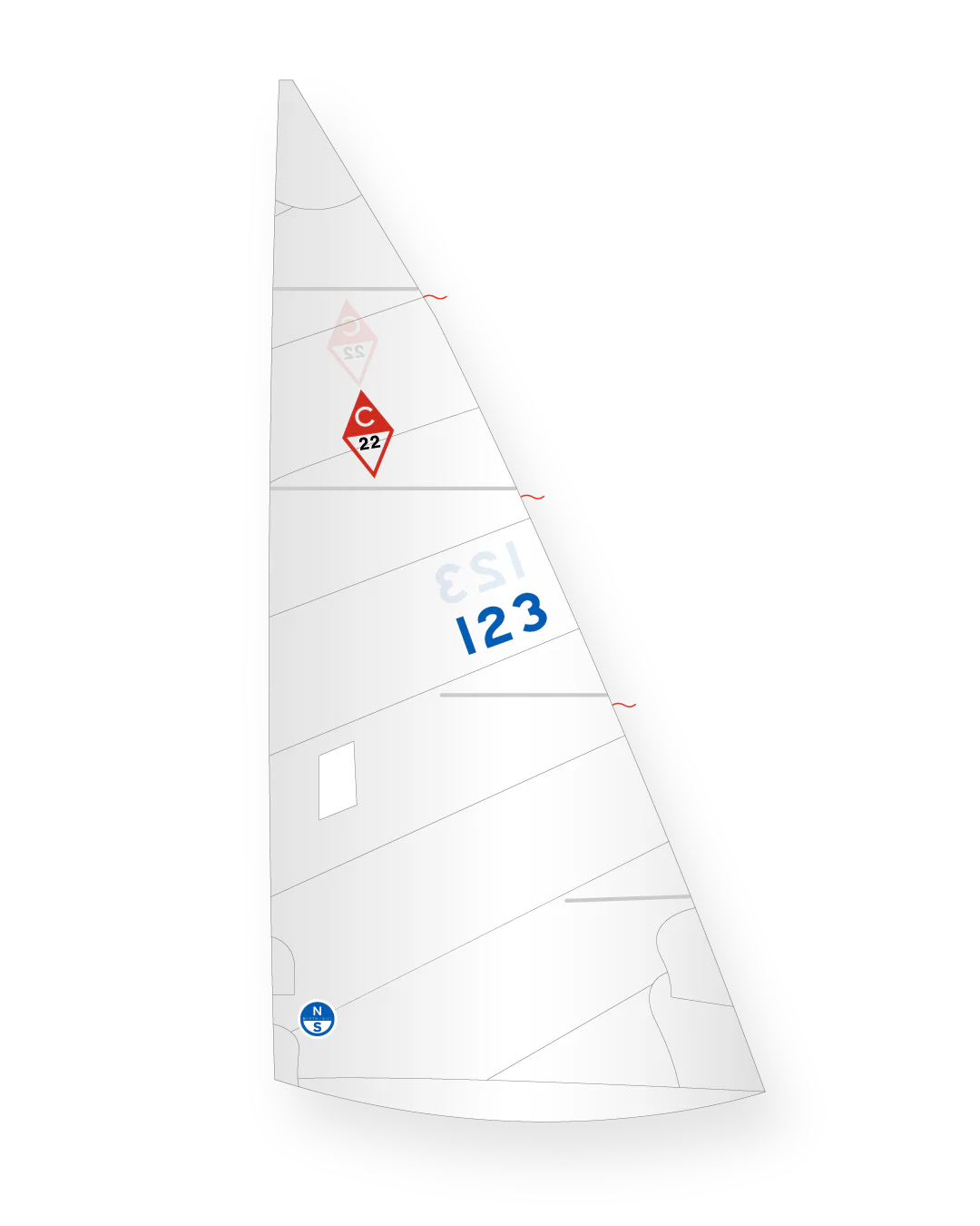CATALINA 22 REGATTA MAINSAIL