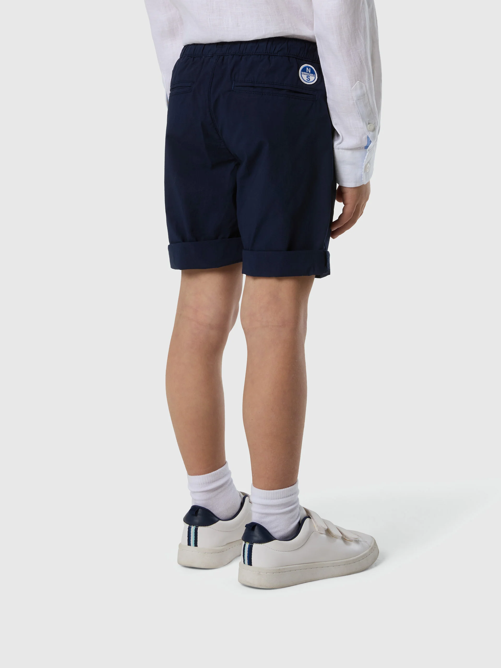 Chino shorts with elasticated waist - Image 8