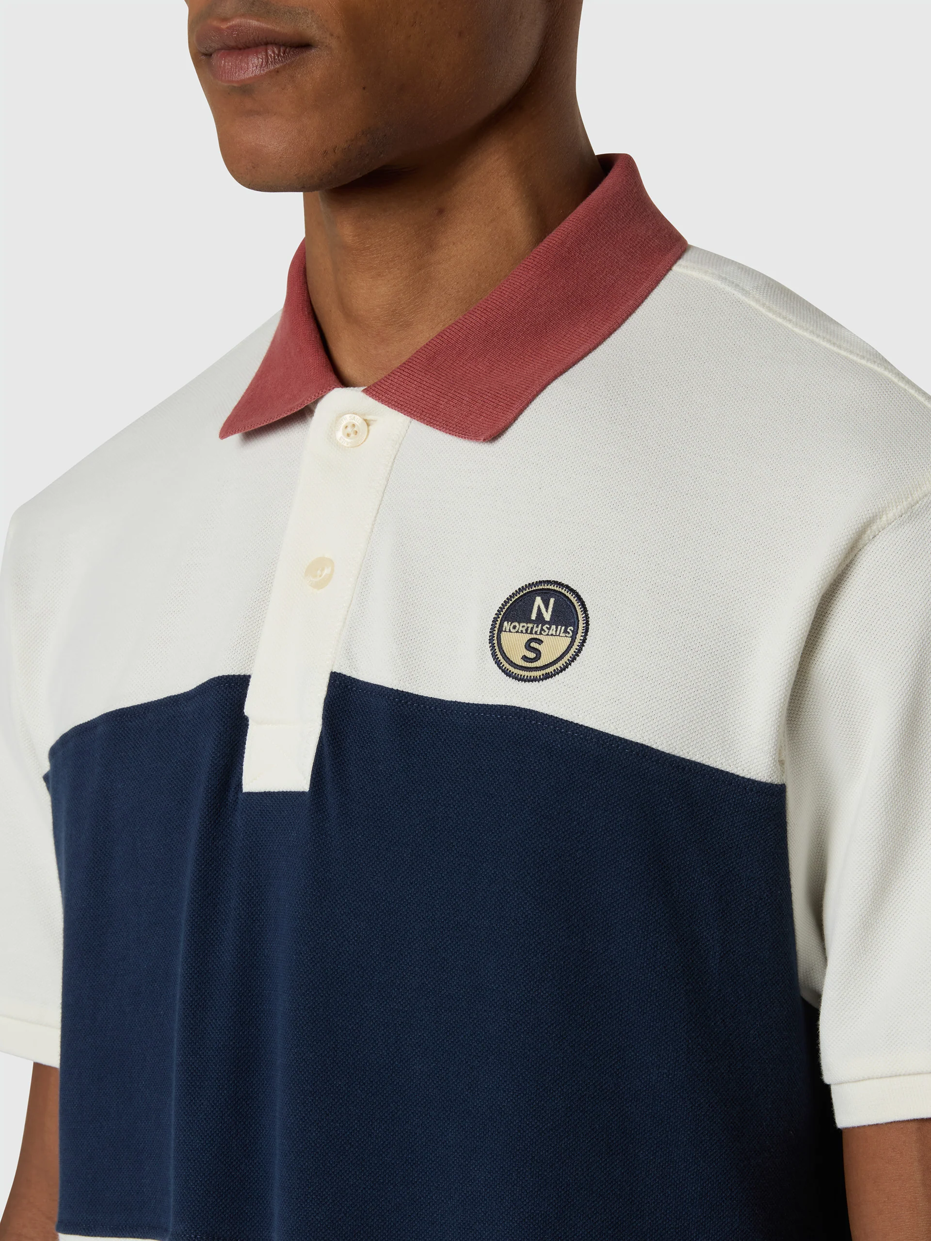 Archive color-block polo shirt - Image 6