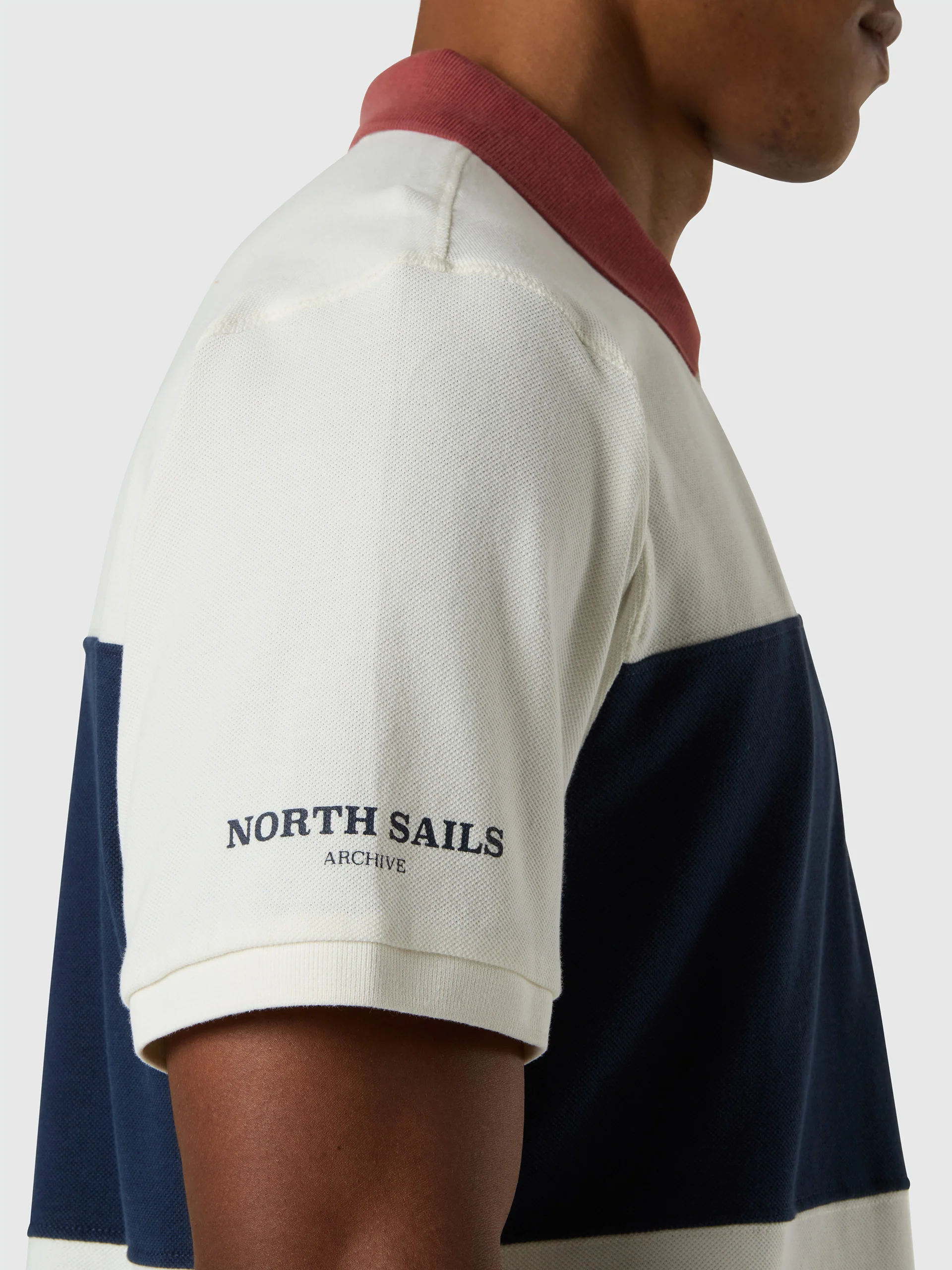 Archive color-block polo shirt - Image 7