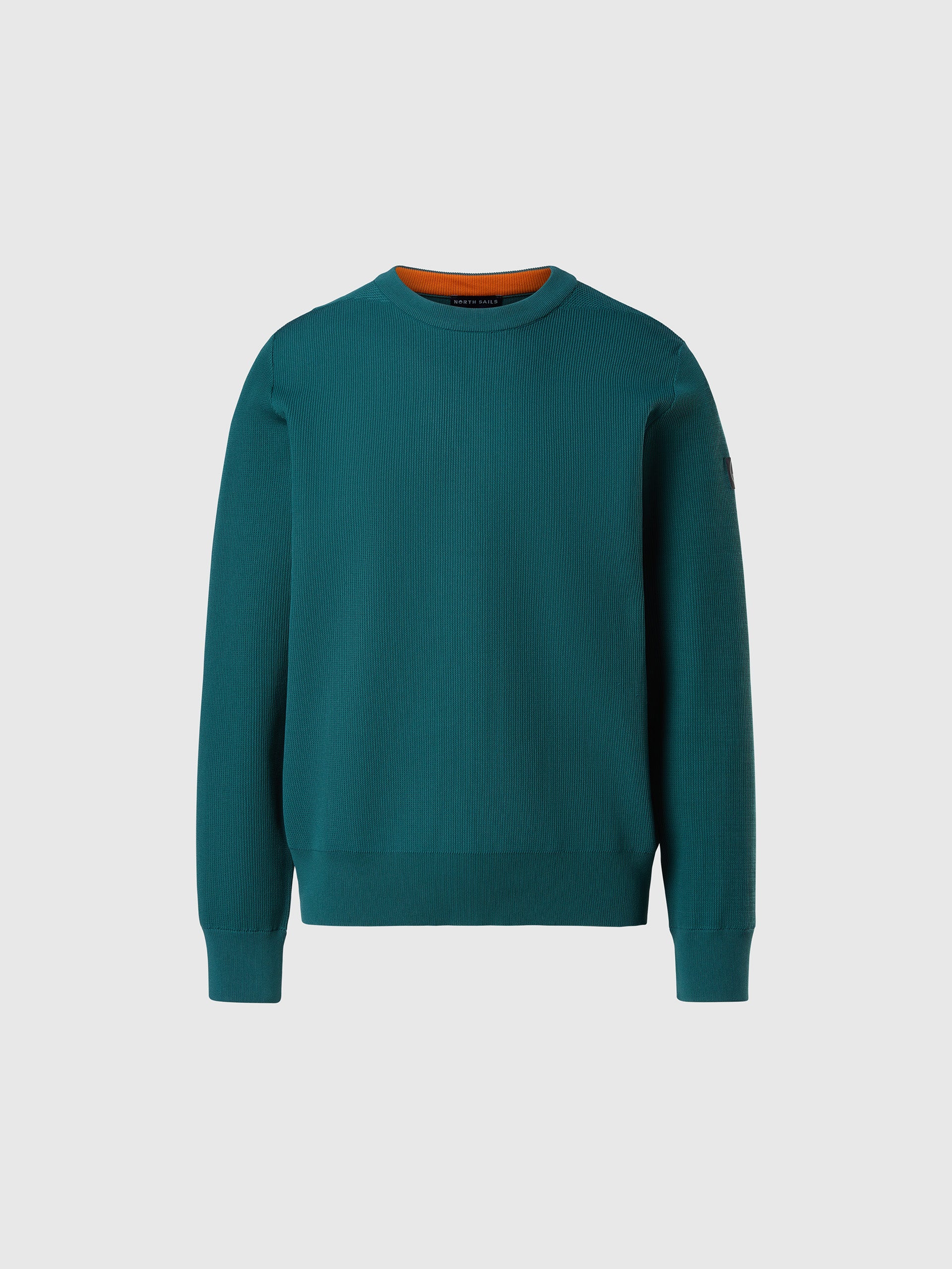 Technical knit crew-neck sweater - Image 3