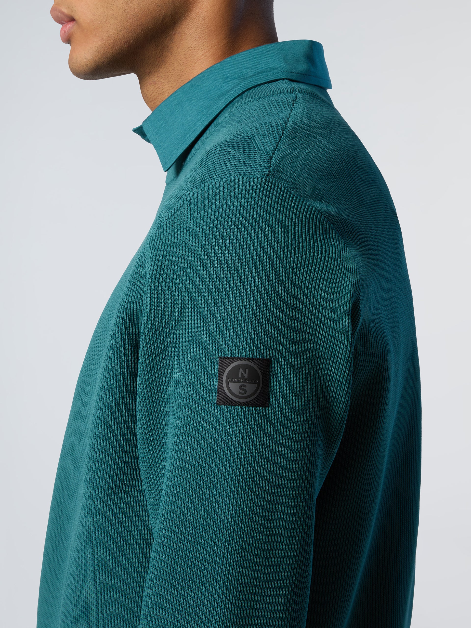 Technical knit crew-neck sweater - Image 6