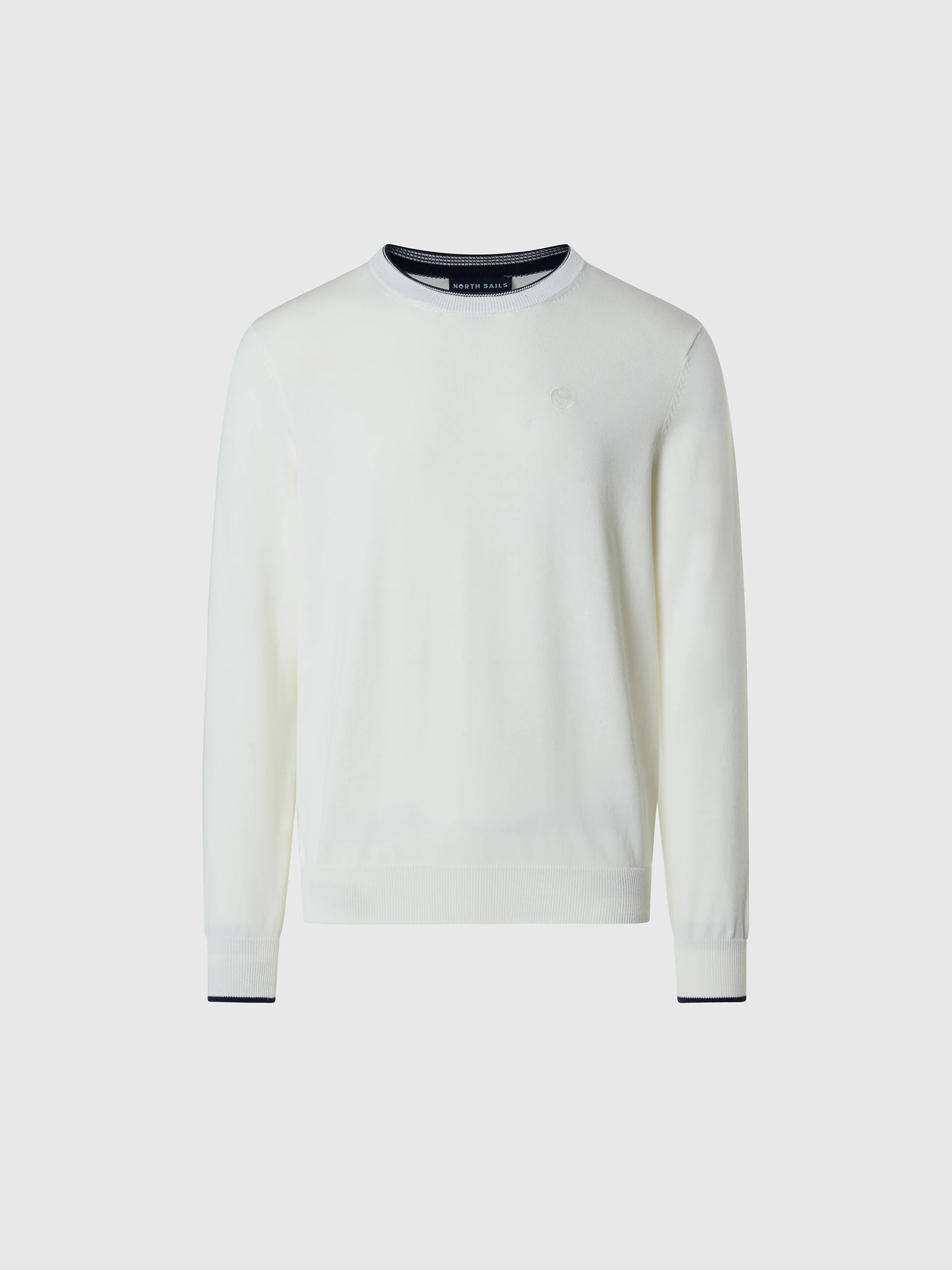 Crew-neck sweater with tonal logo - Image 3