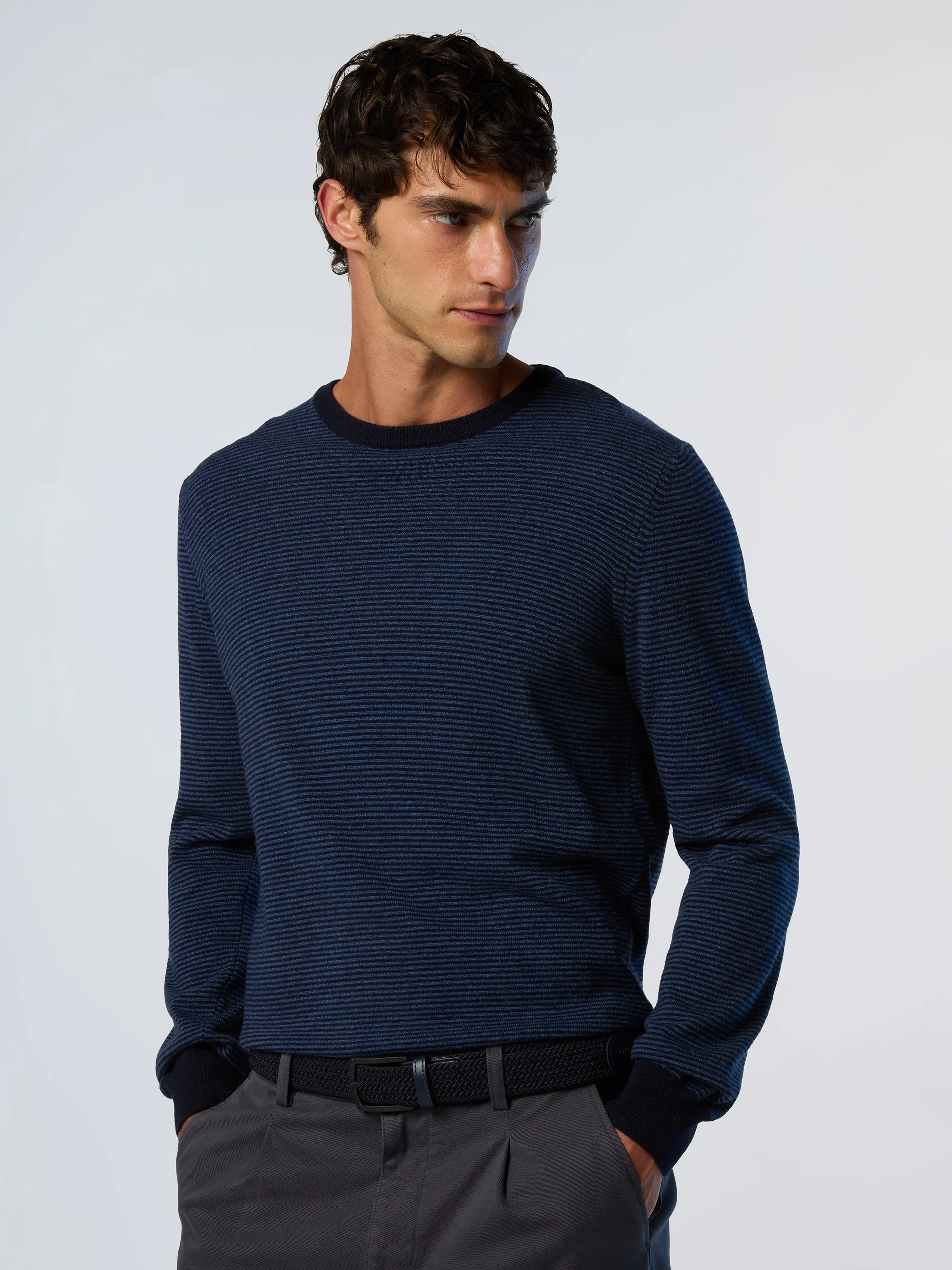 Cashmere blend striped sweater