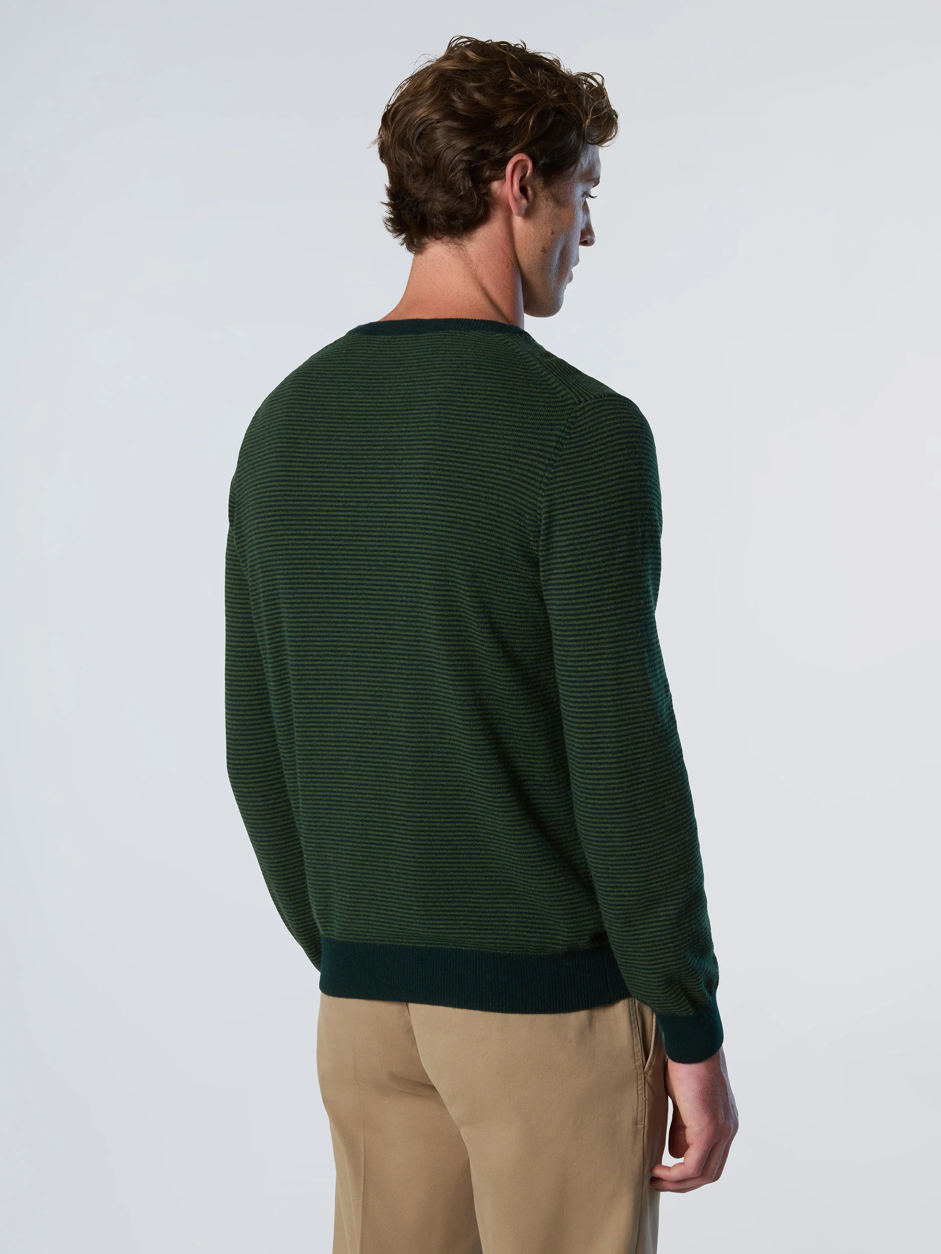 Cashmere blend striped sweater - Image 10