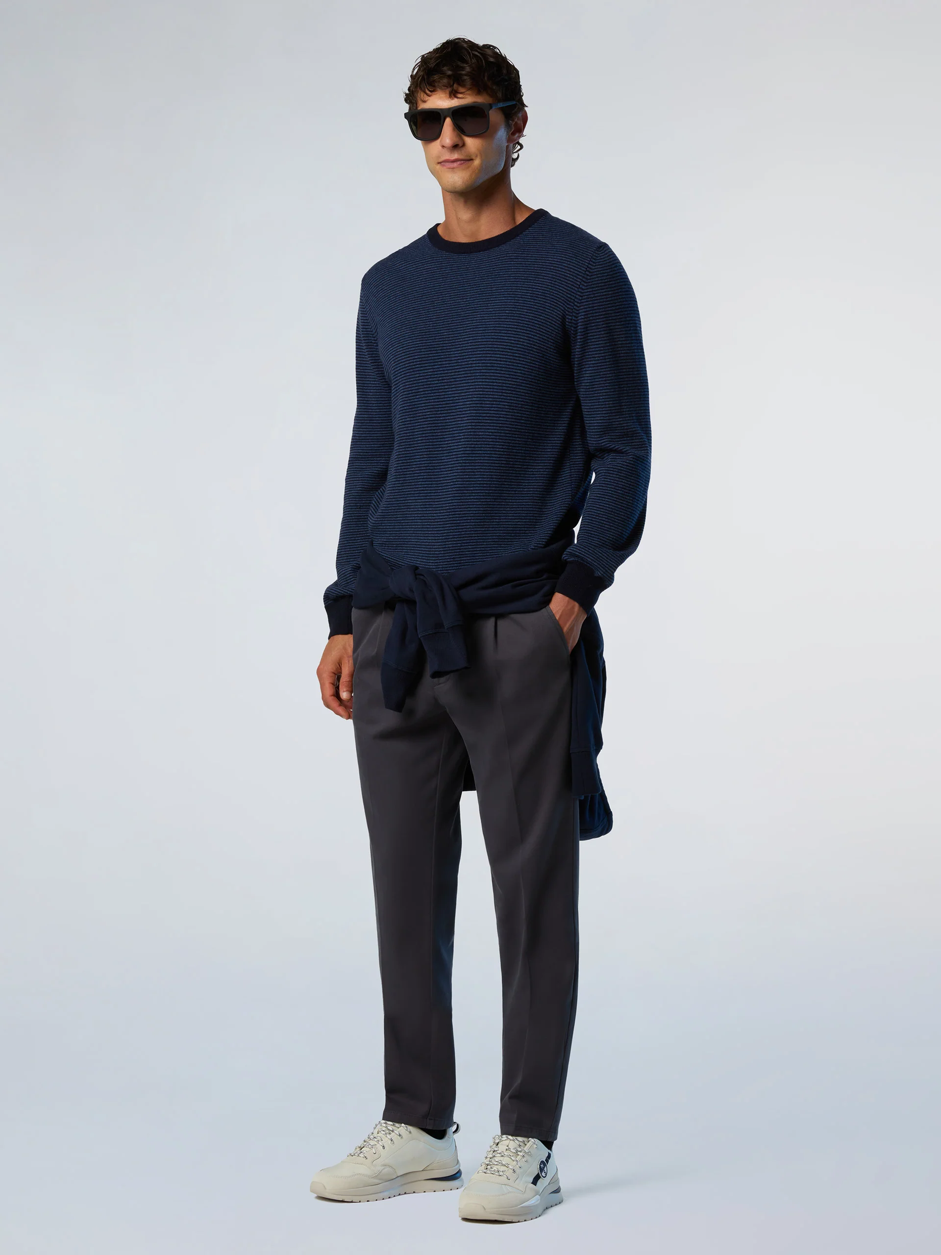 Cashmere blend striped sweater - Image 5