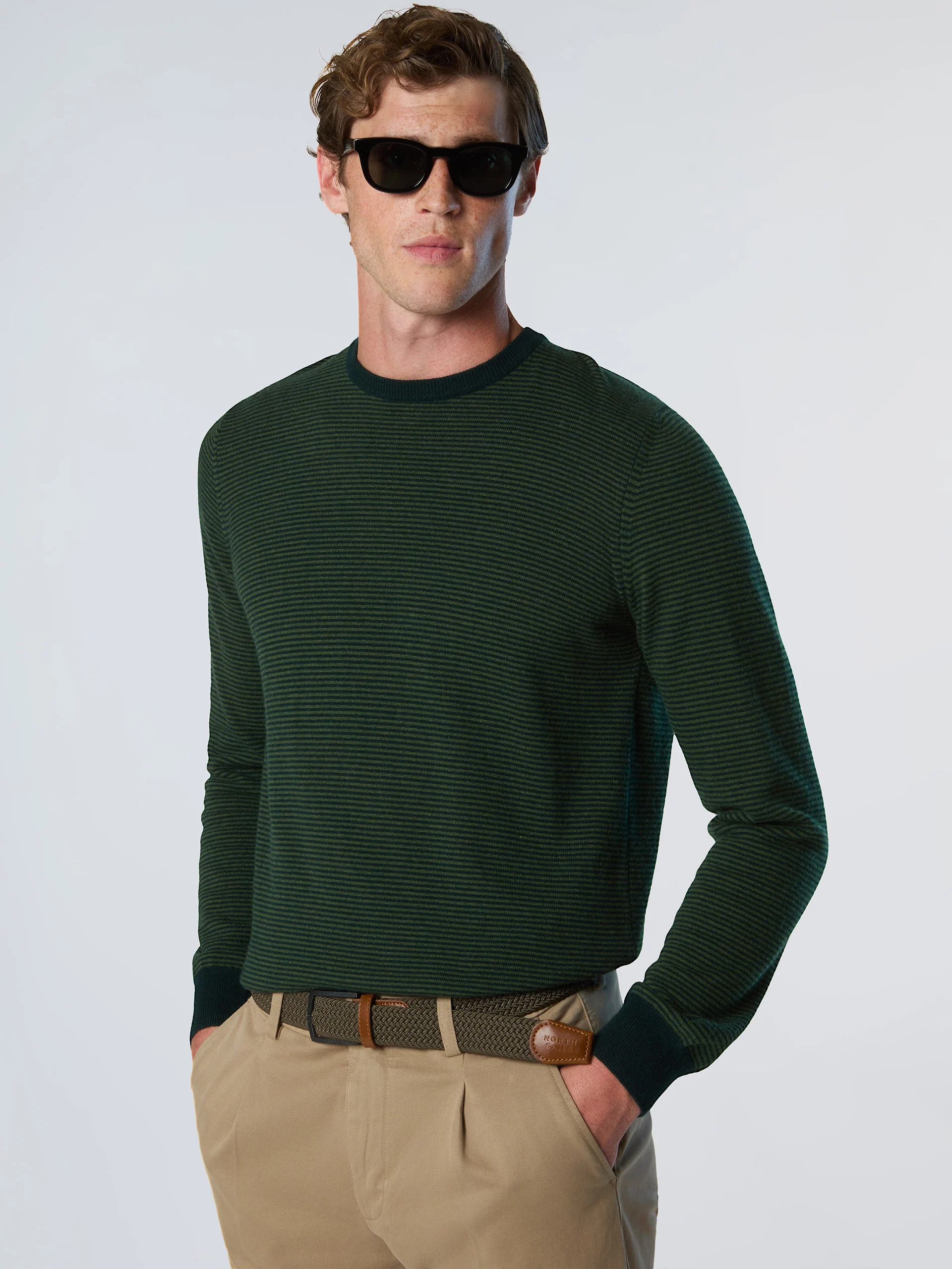 Cashmere blend striped sweater - Image 8