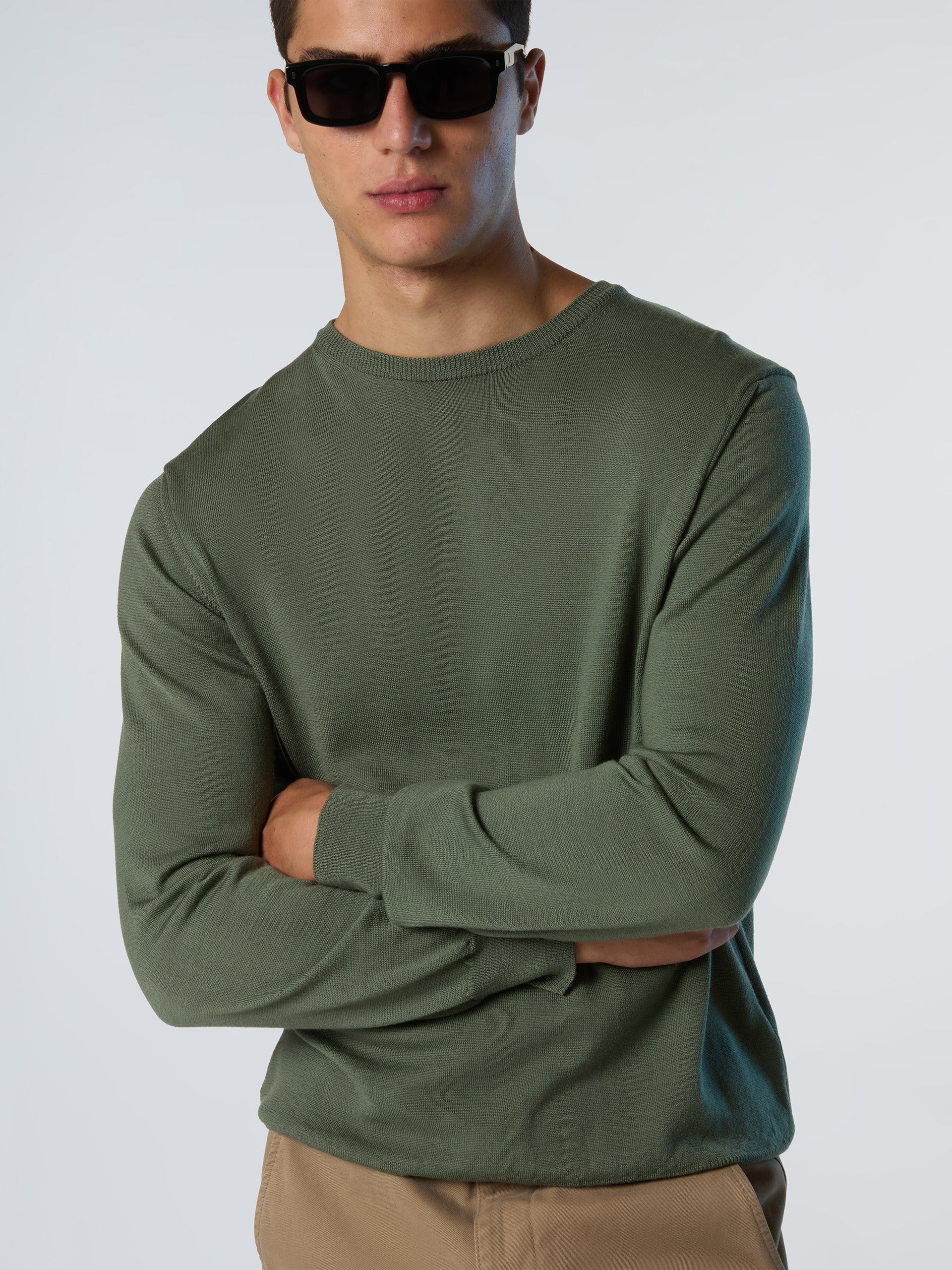 Merino wool crew-neck sweater - Image 20
