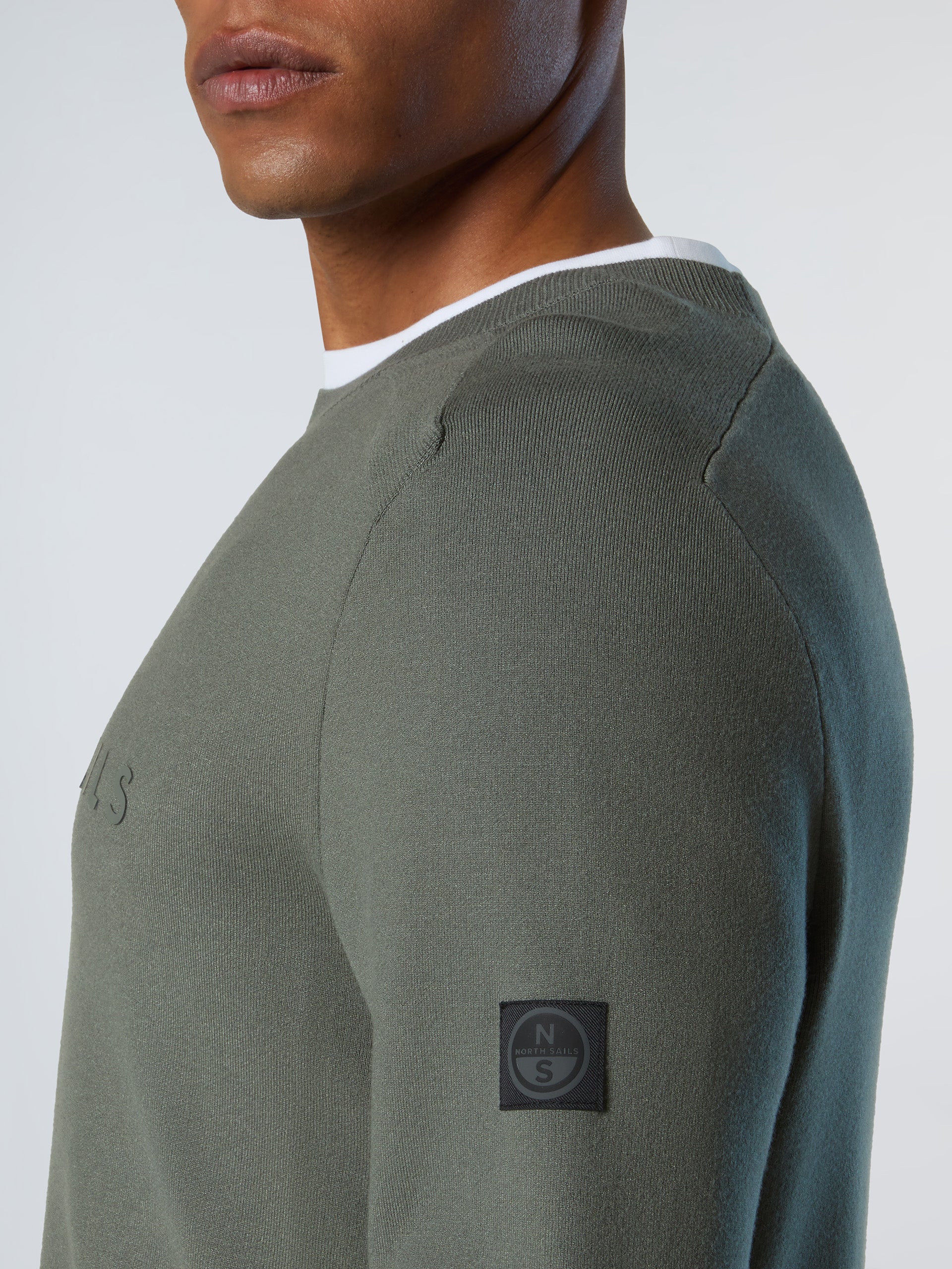Viscose sweater with 3D lettering - Image 6