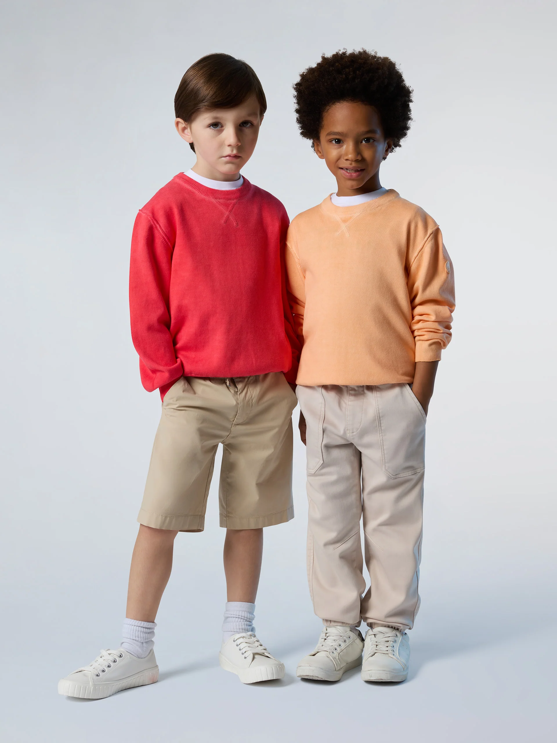 Crew-neck sweater with logo patch - Image 7