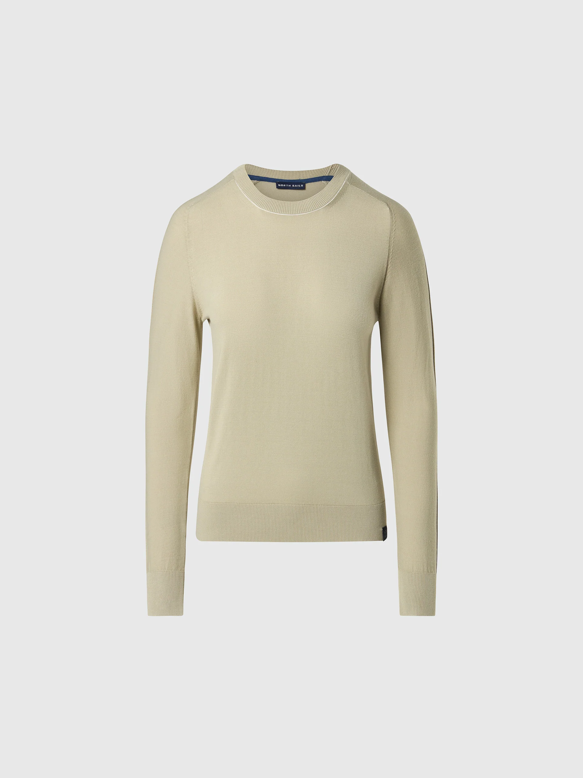 Crew-neck aloe vera sweater - Image 3