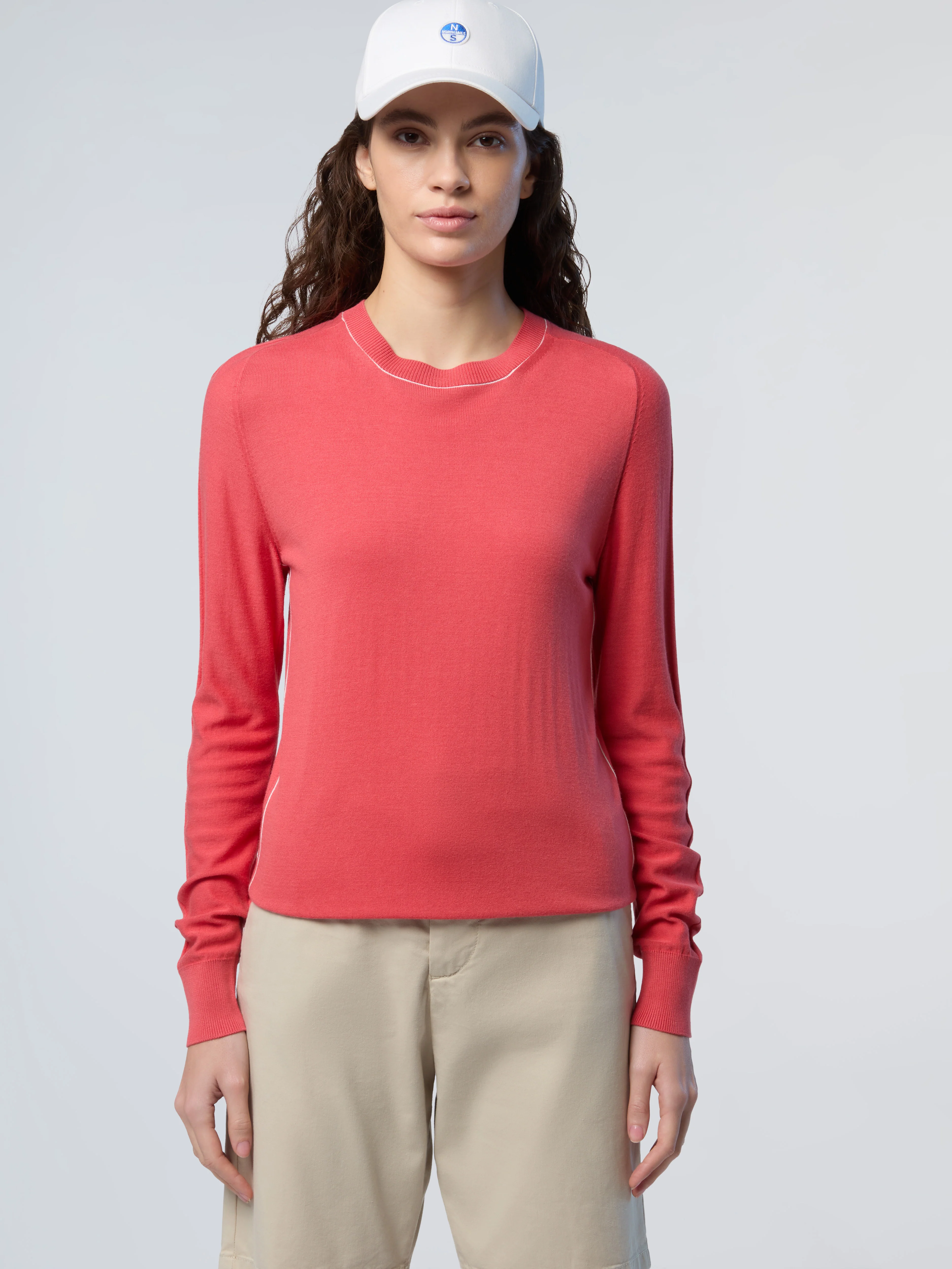 Crew-neck aloe vera sweater - Image 7
