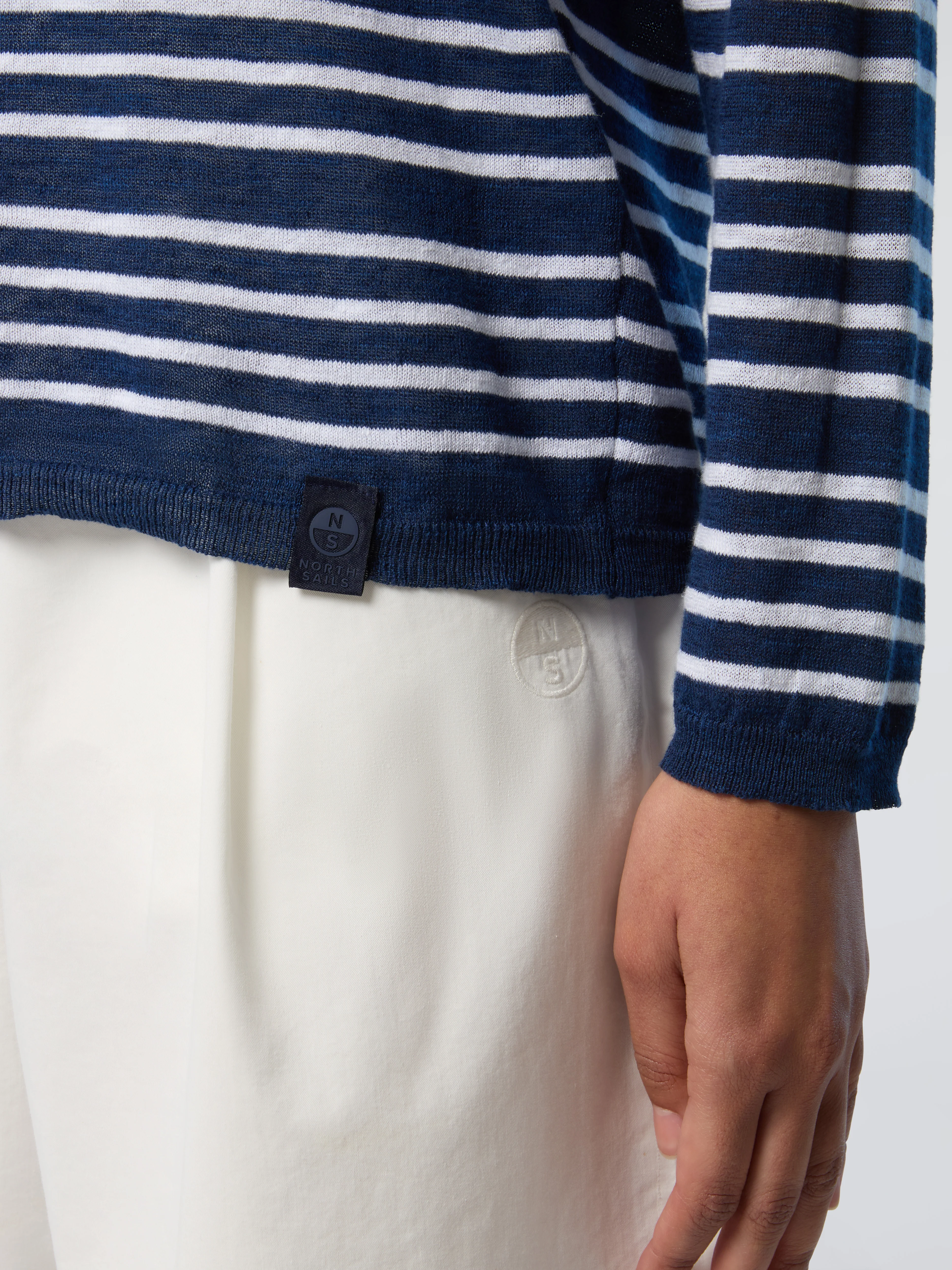 Striped crew-neck sweater - Image 12