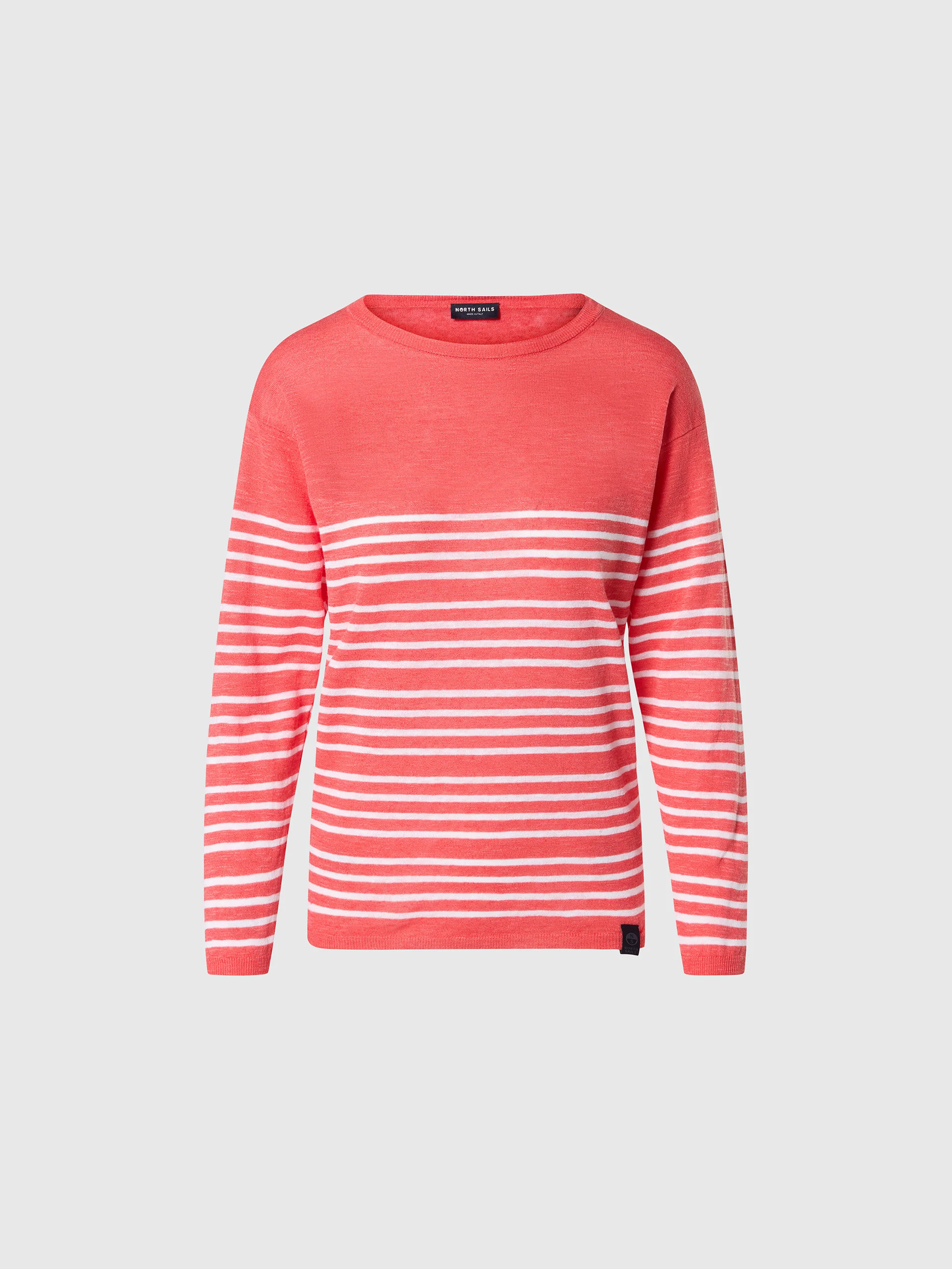Striped crew-neck sweater - Image 3