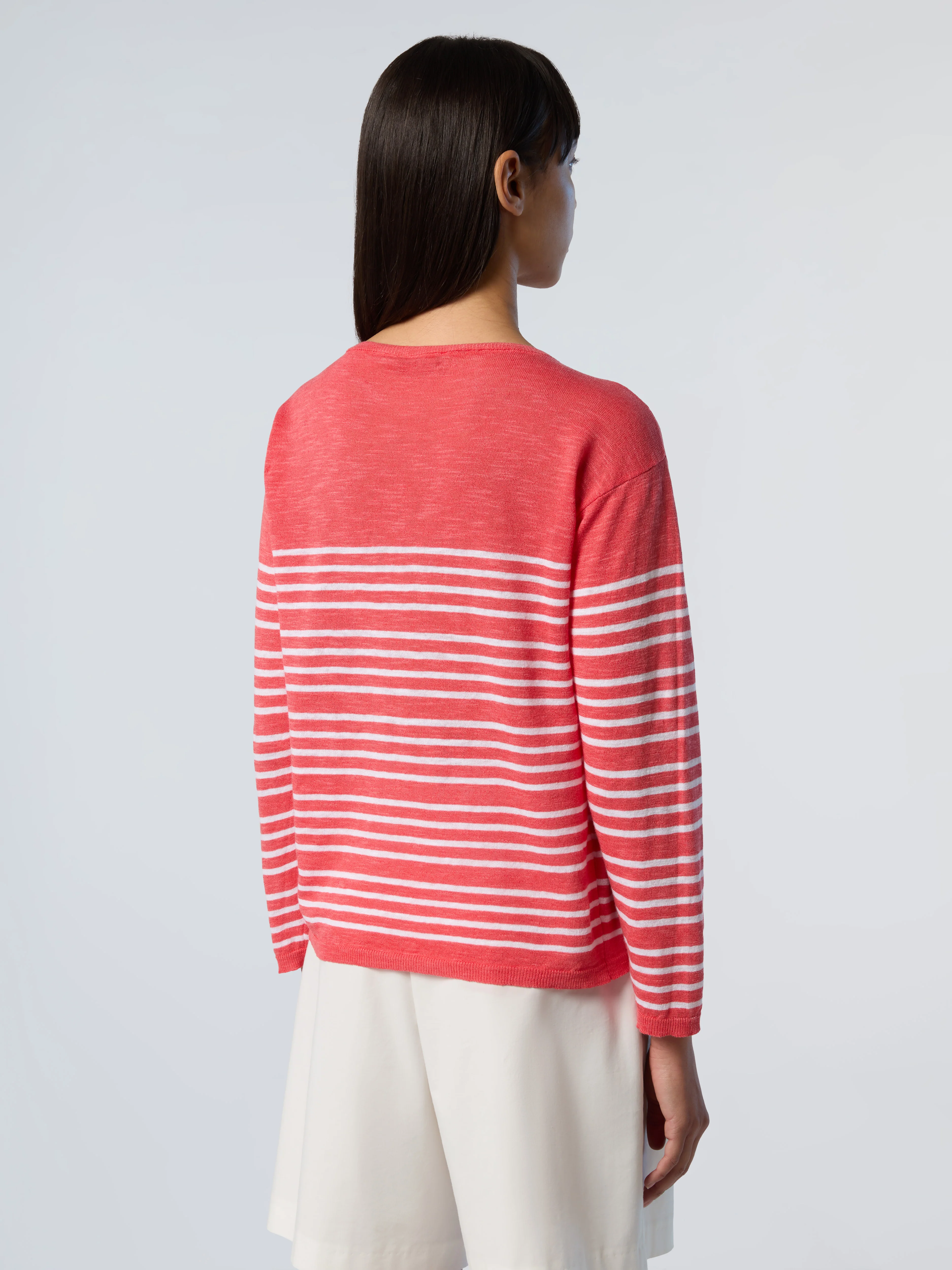 Striped crew-neck sweater - Image 4