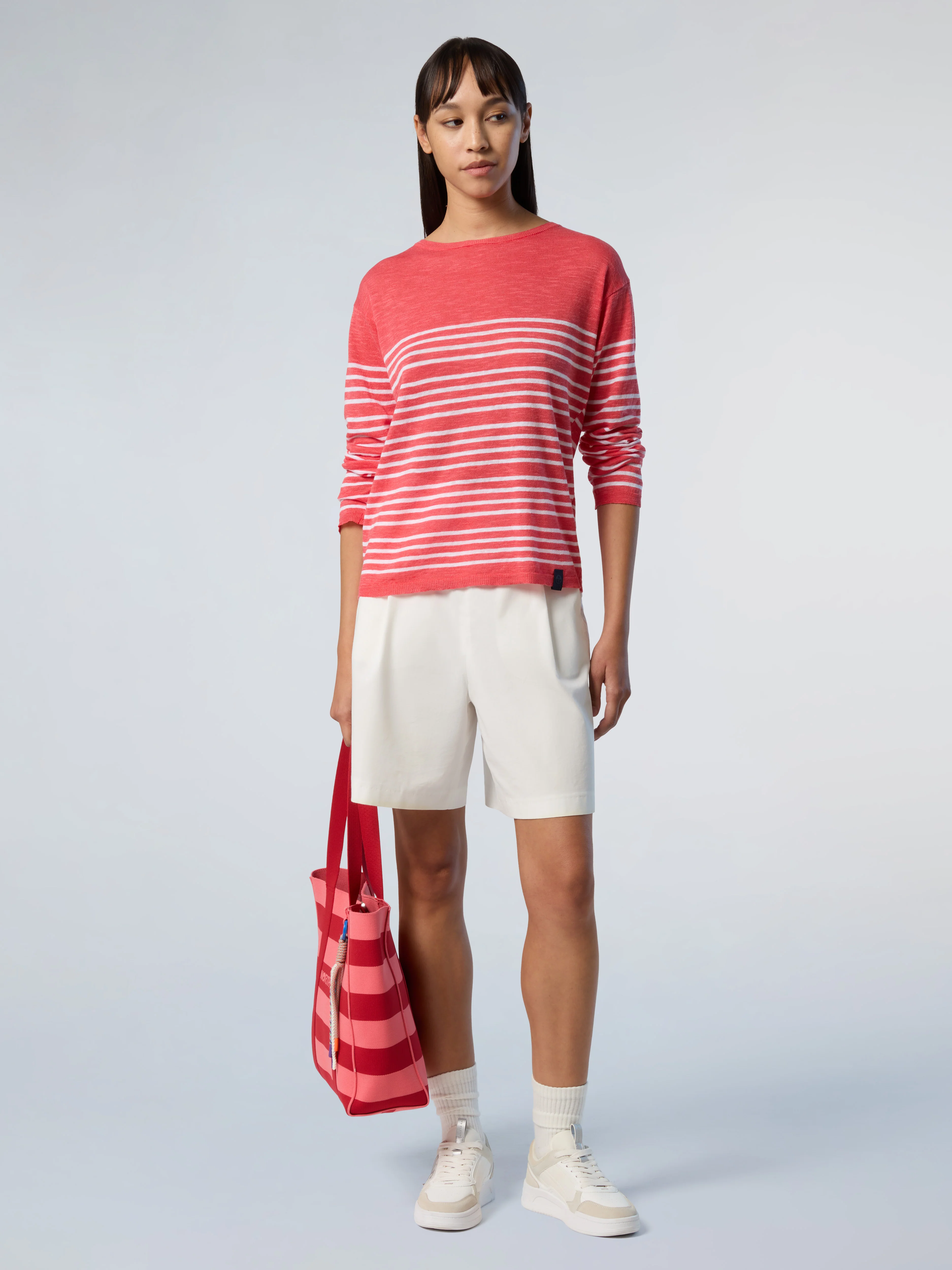 Striped crew-neck sweater - Image 5