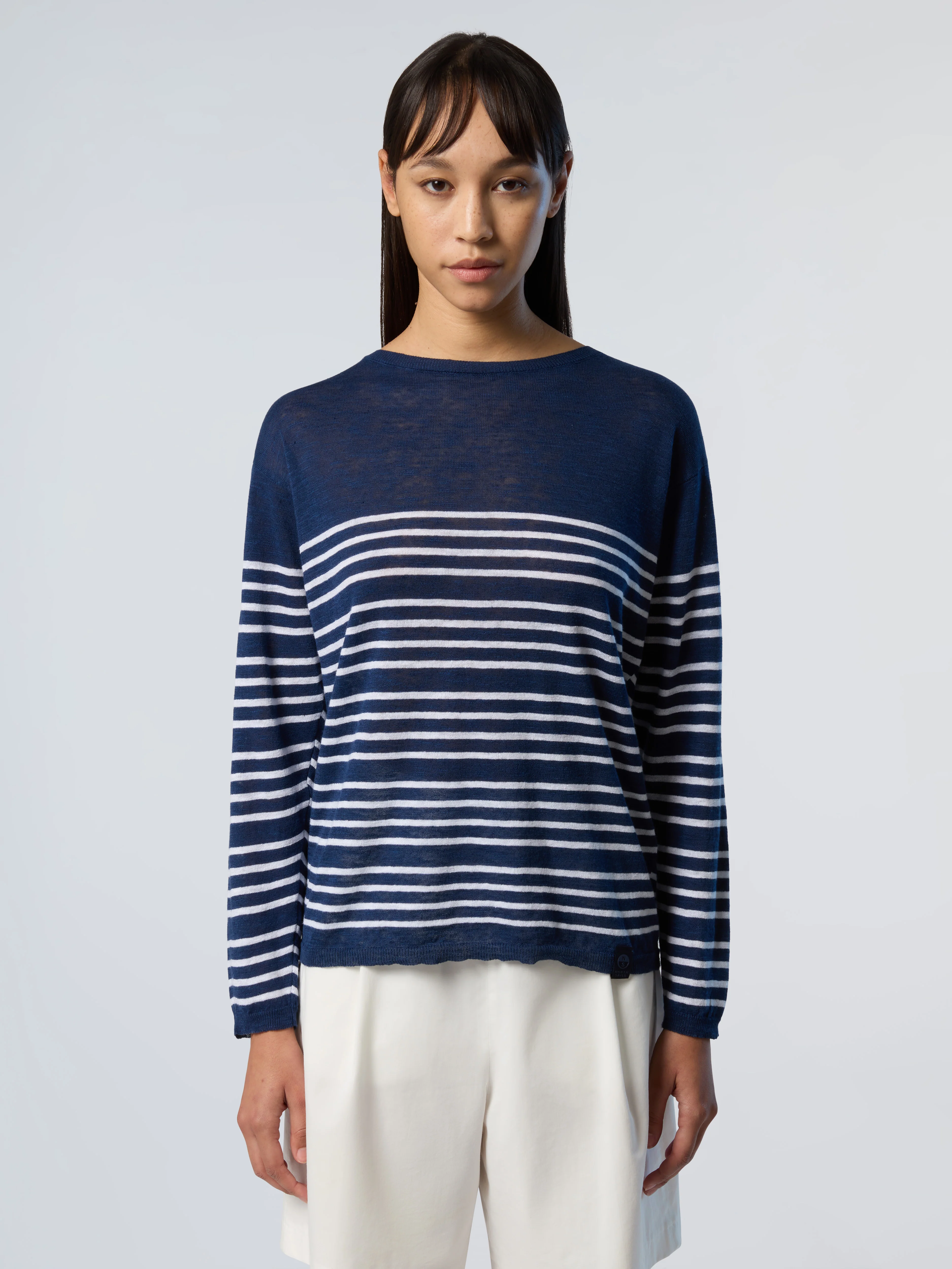 Striped crew-neck sweater - Image 7