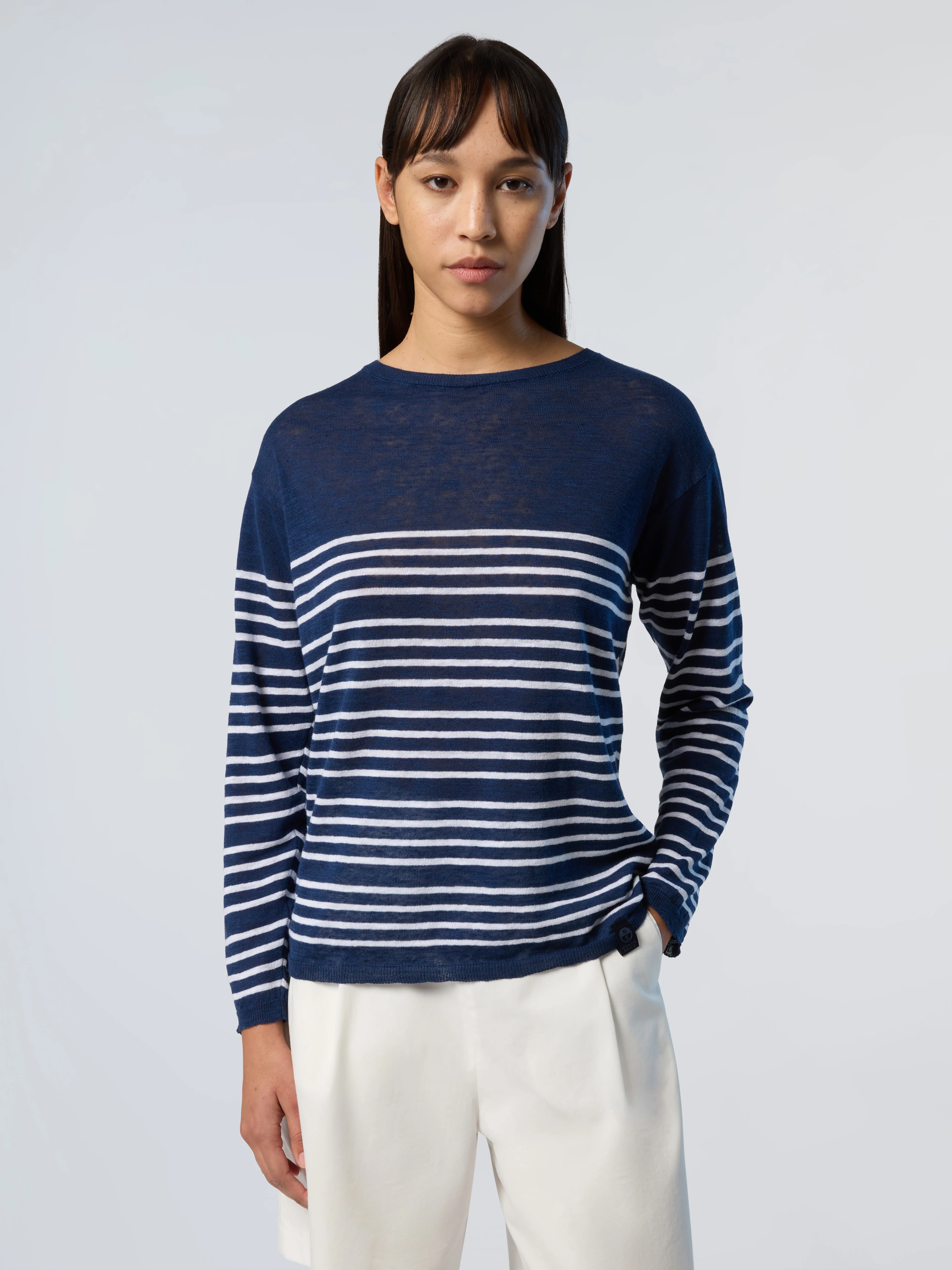 Striped crew-neck sweater - Image 8