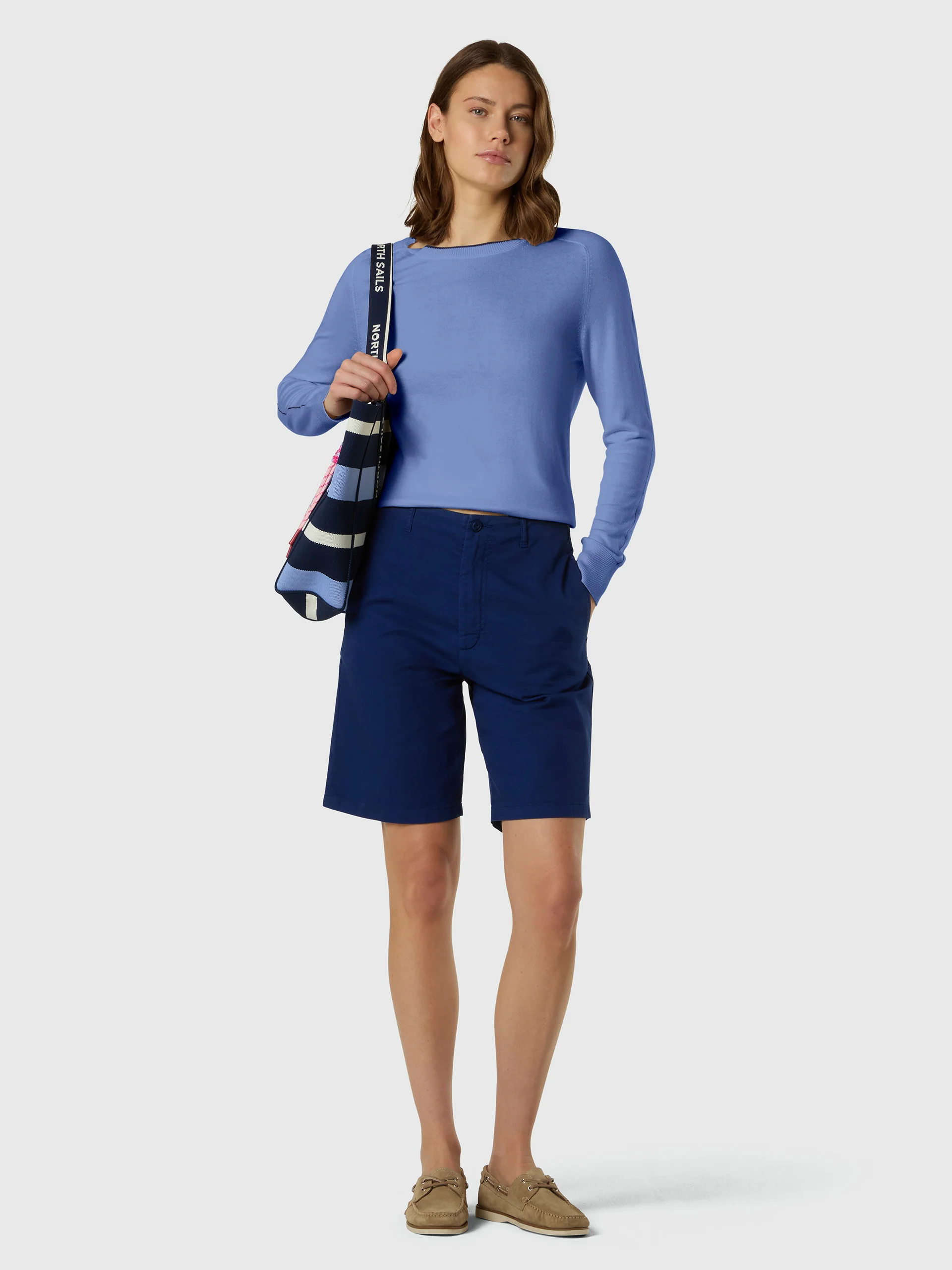 Viscose-cotton crew-neck sweater - Image 8