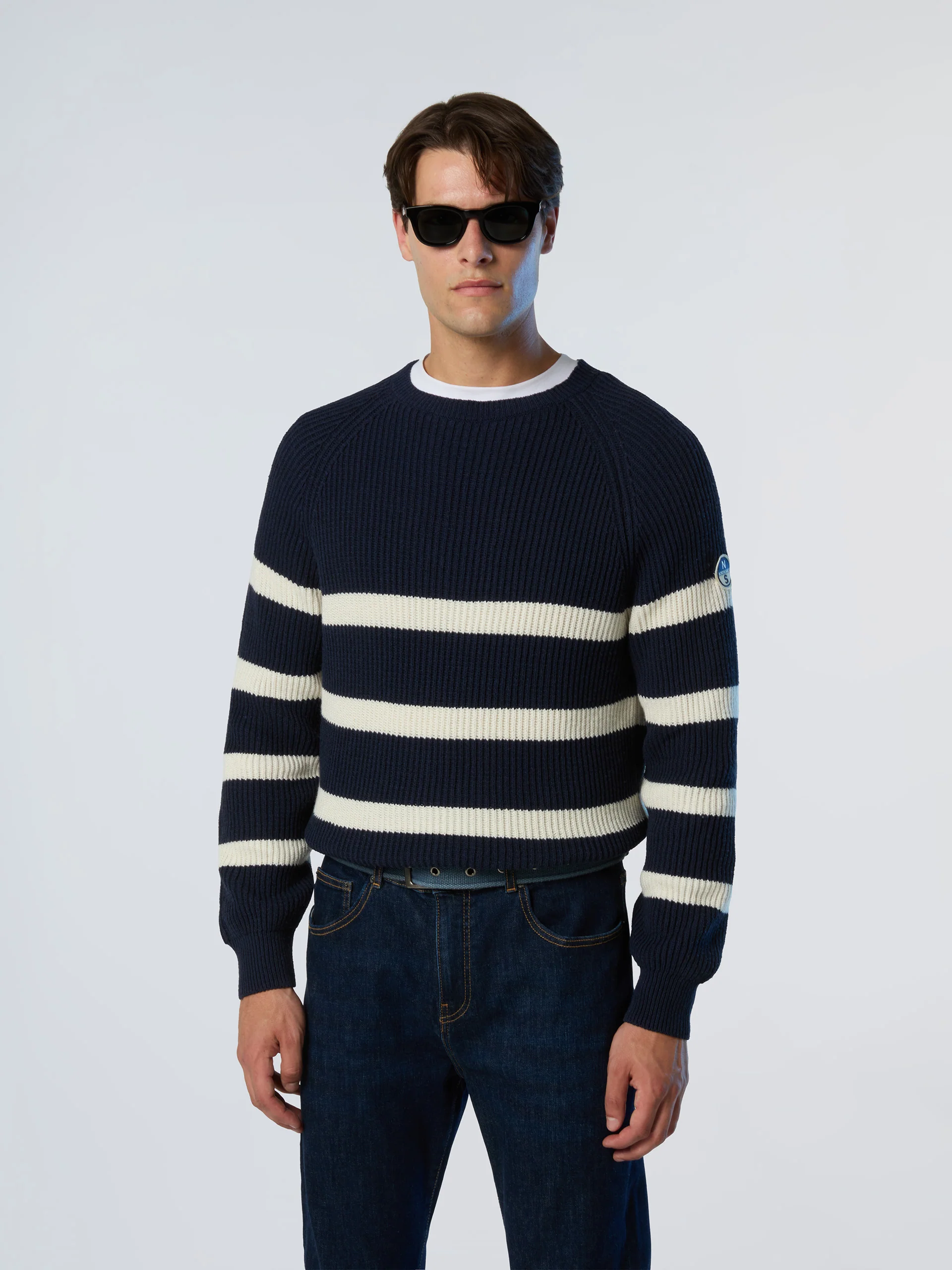 Fisherman's rib crew-neck sweater - Image 14