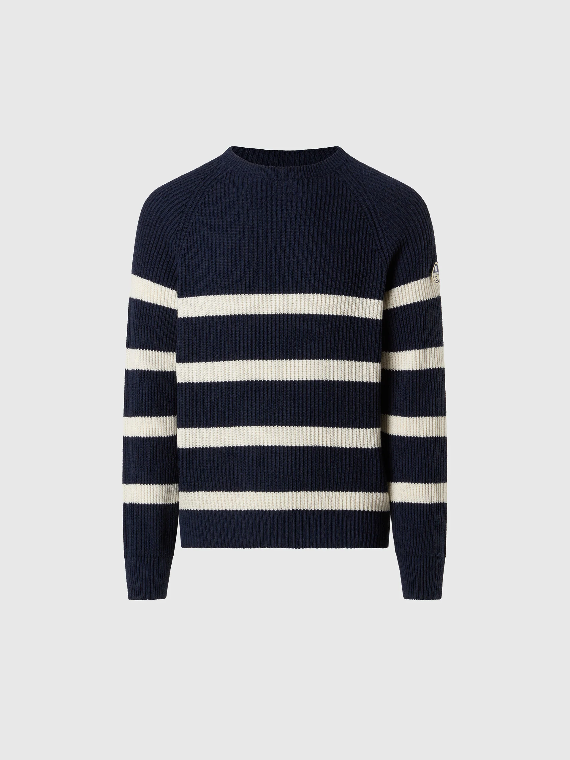 Fisherman's rib crew-neck sweater - Image 15