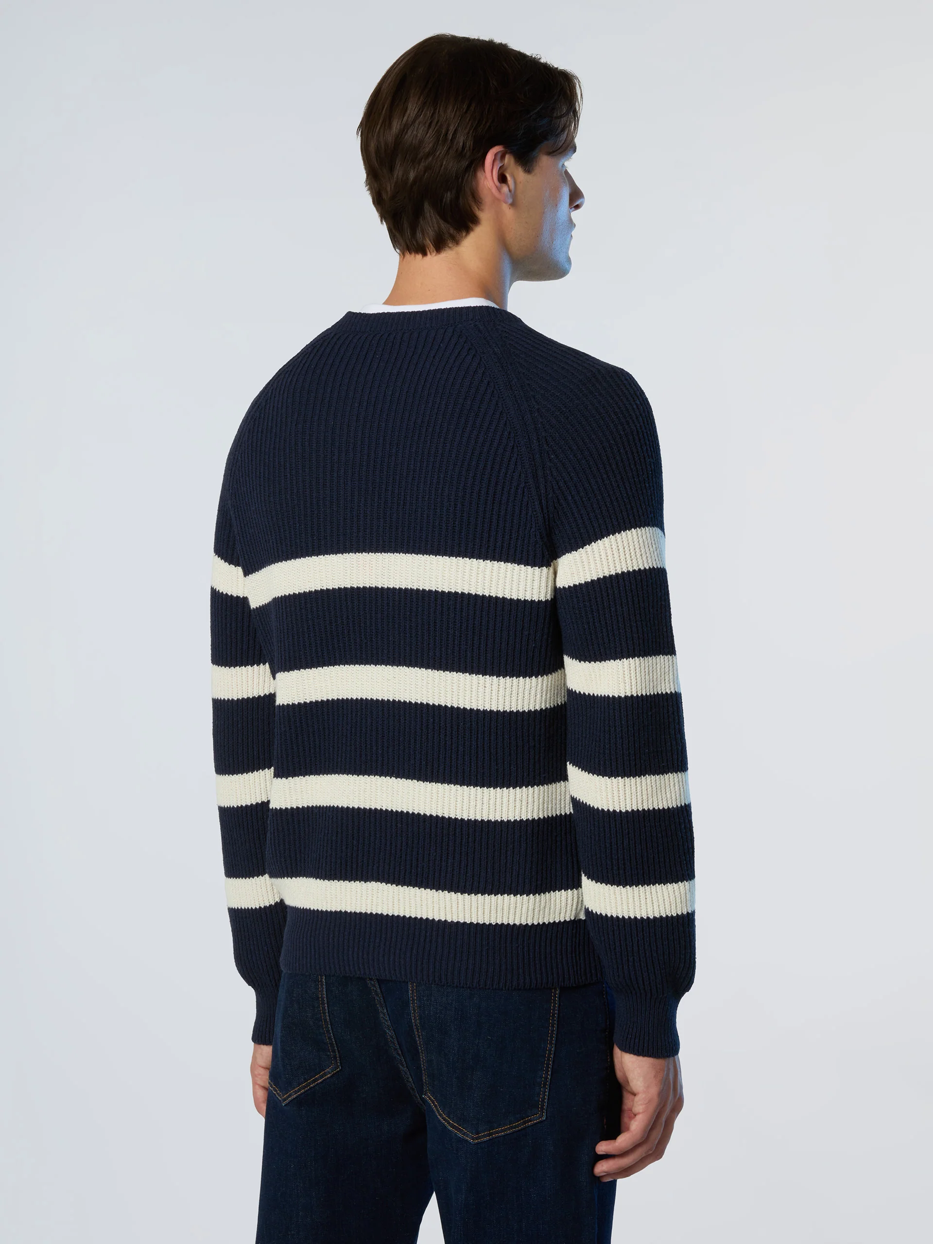 Fisherman's rib crew-neck sweater - Image 16