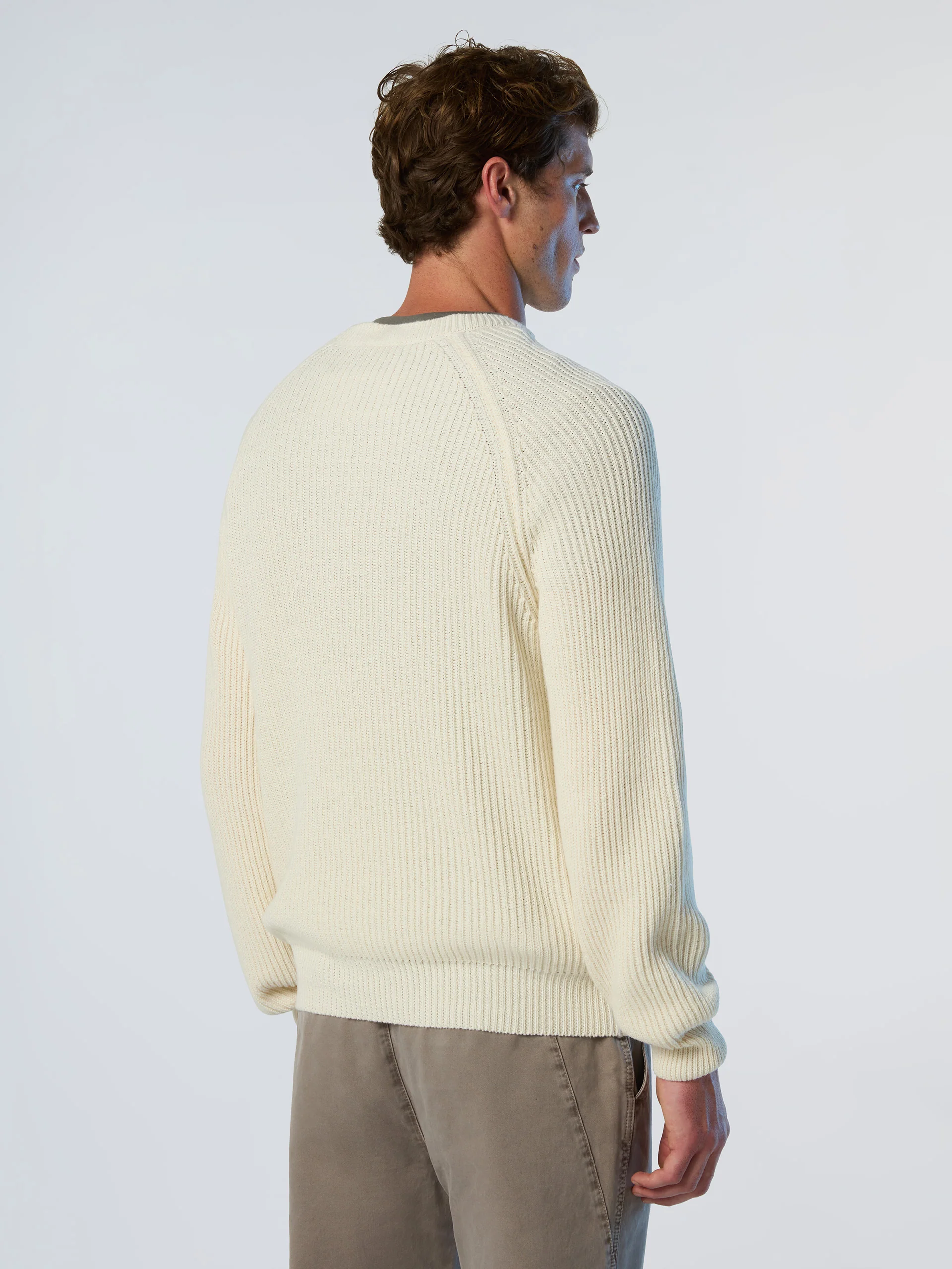 Fisherman's rib crew-neck sweater - Image 4