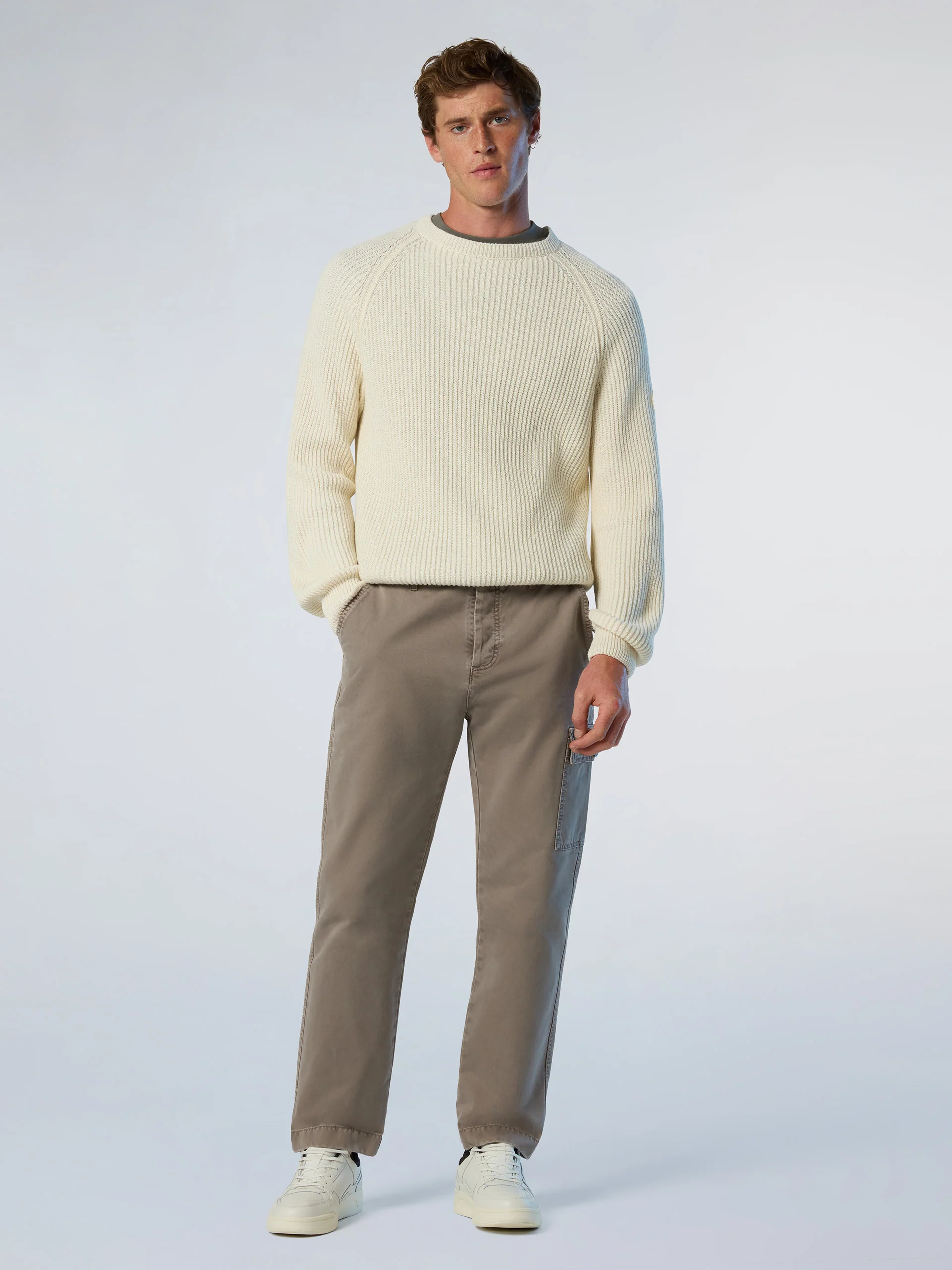 Fisherman's rib crew-neck sweater - Image 5