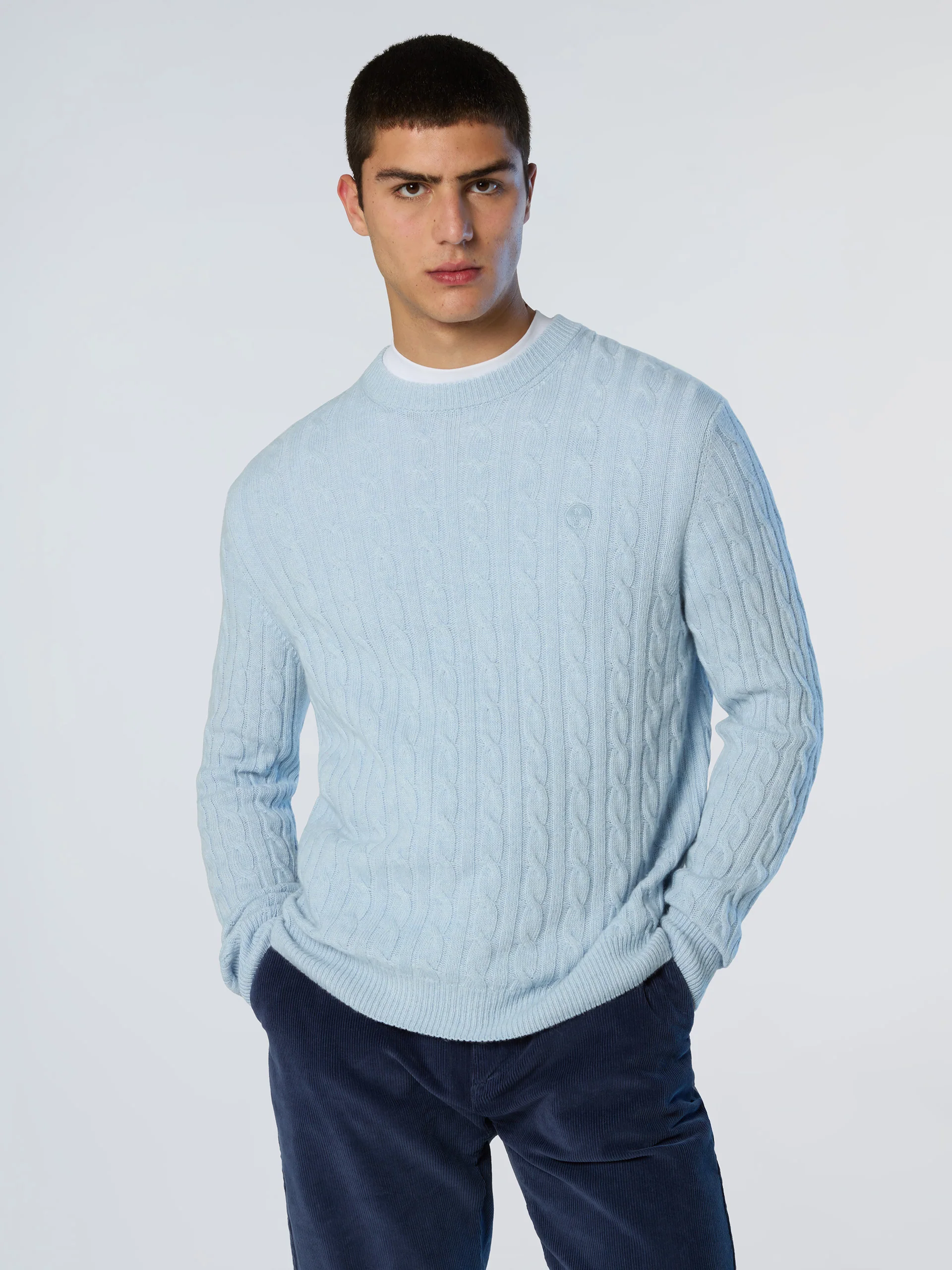 Cable-knit crew-neck sweater - Image 7