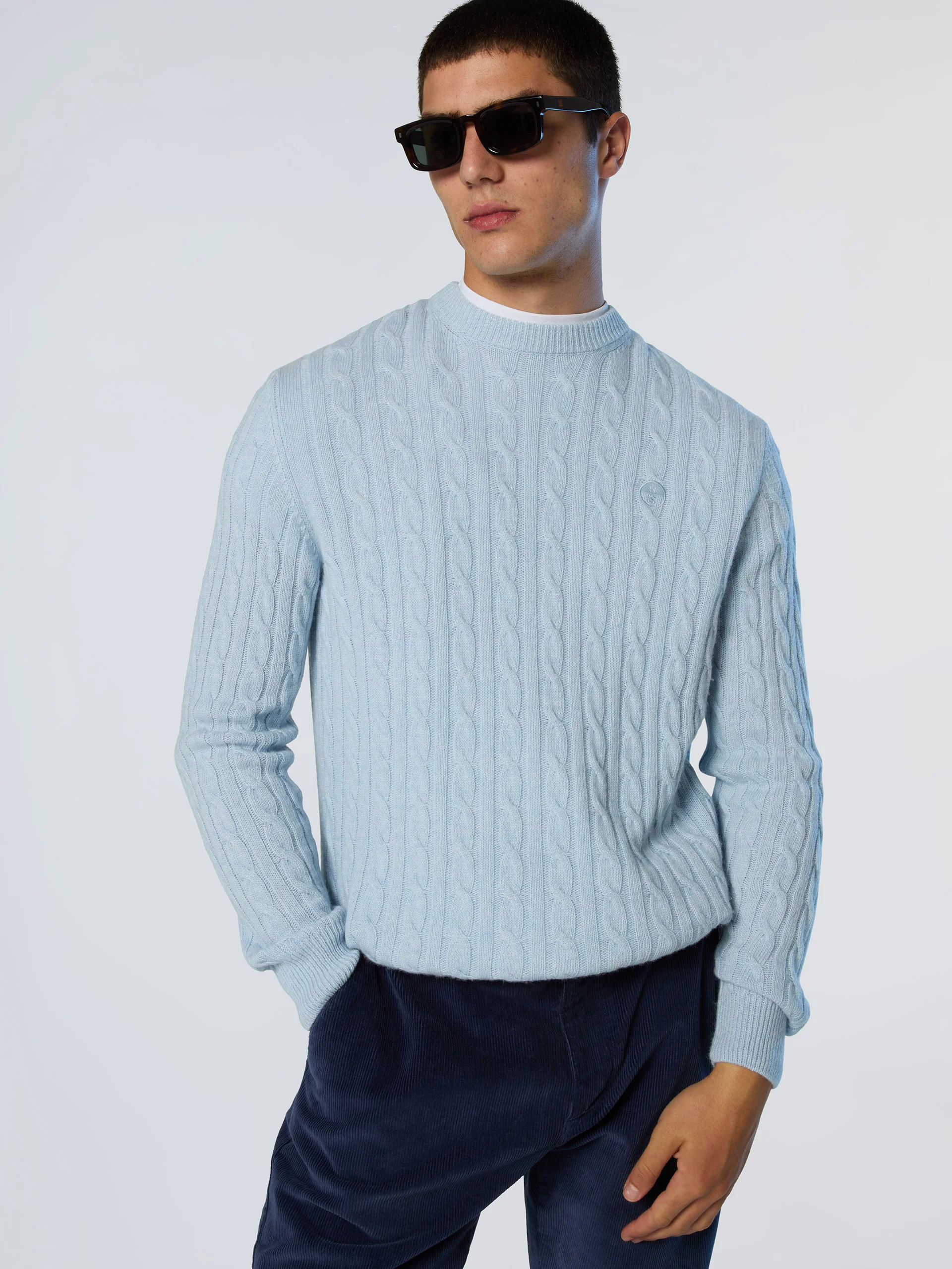 Cable-knit crew-neck sweater - Image 8