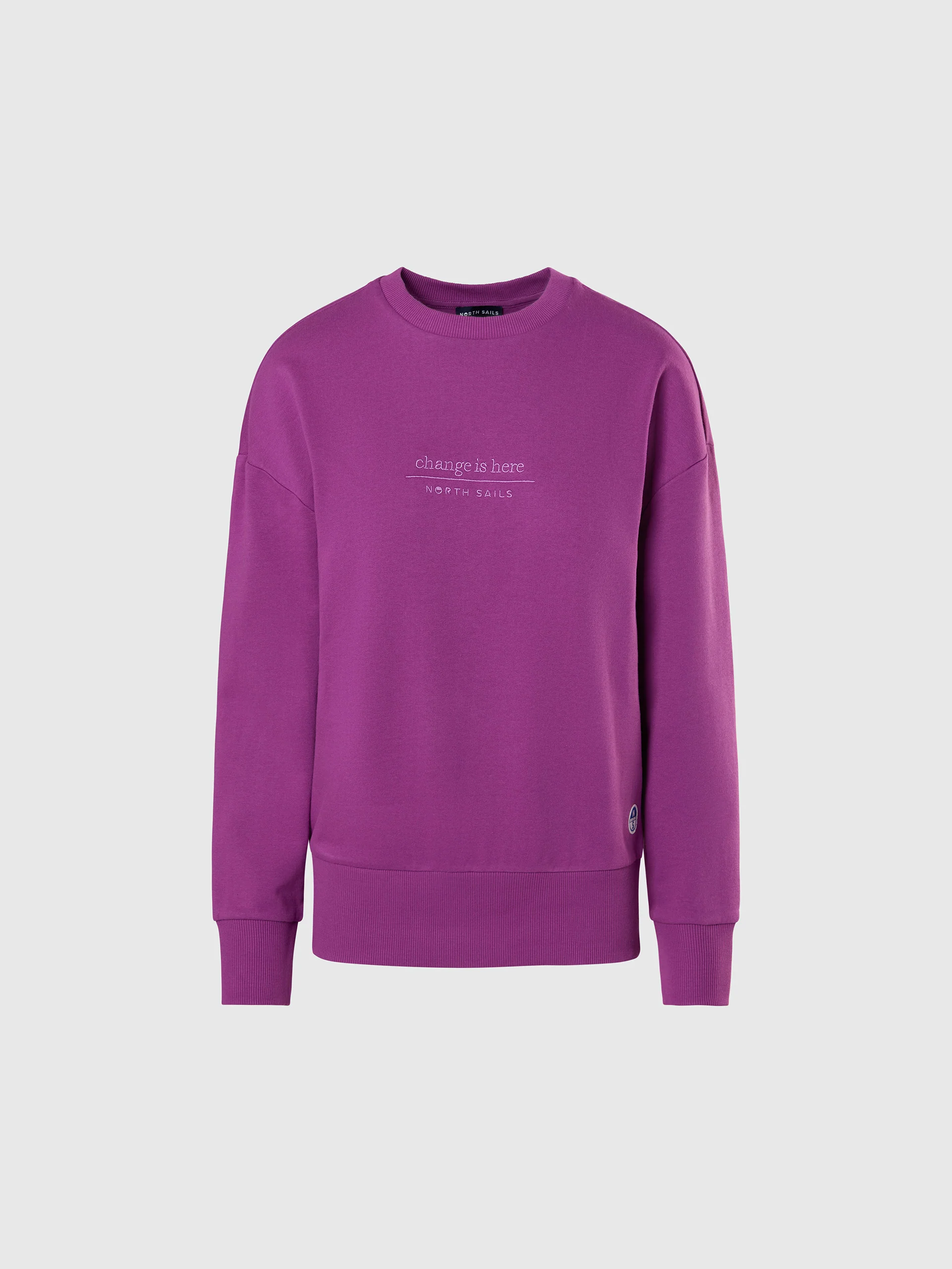 Crew-neck slogan sweatshirt - Image 10