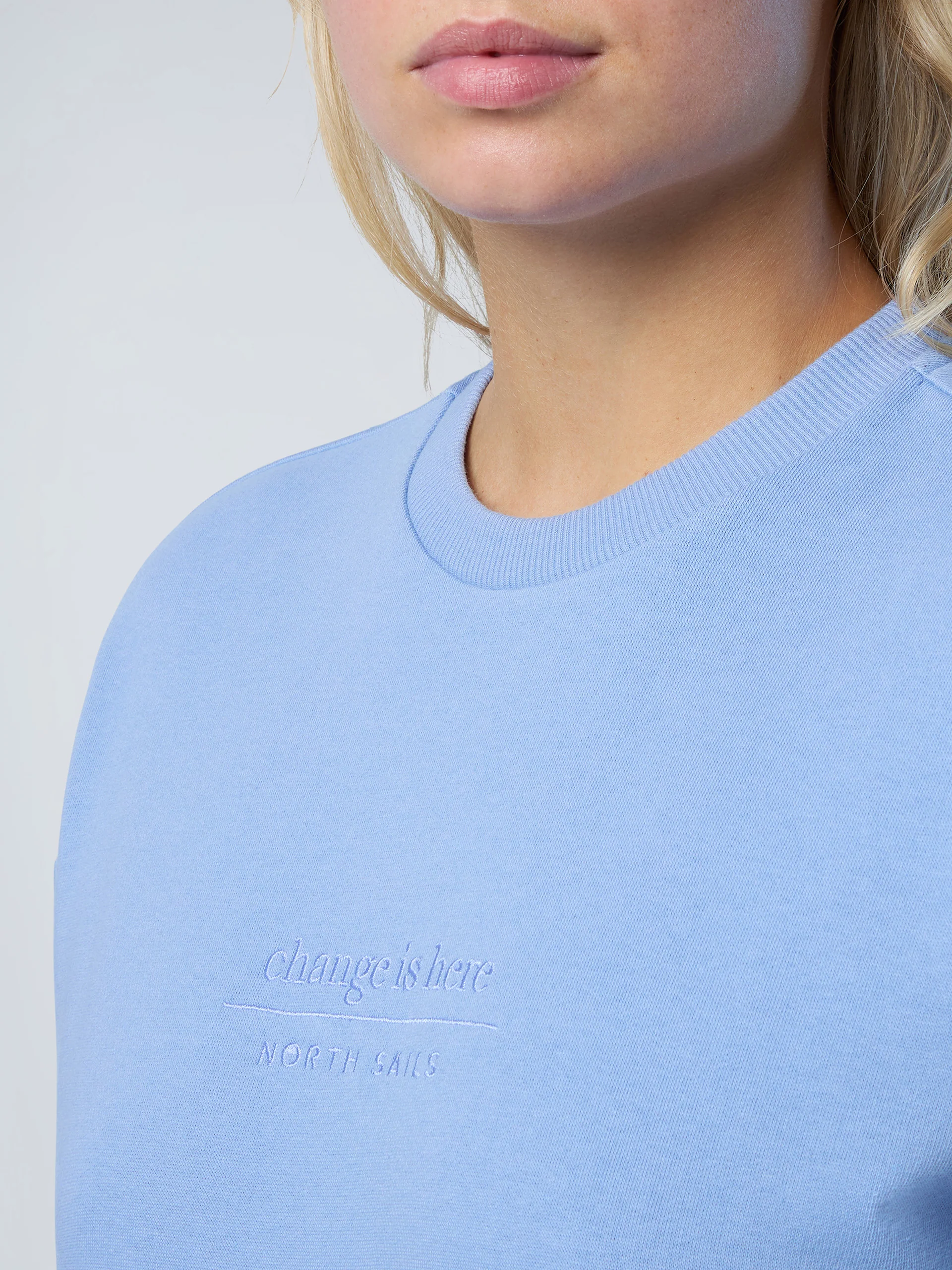 Crew-neck slogan sweatshirt - Image 20
