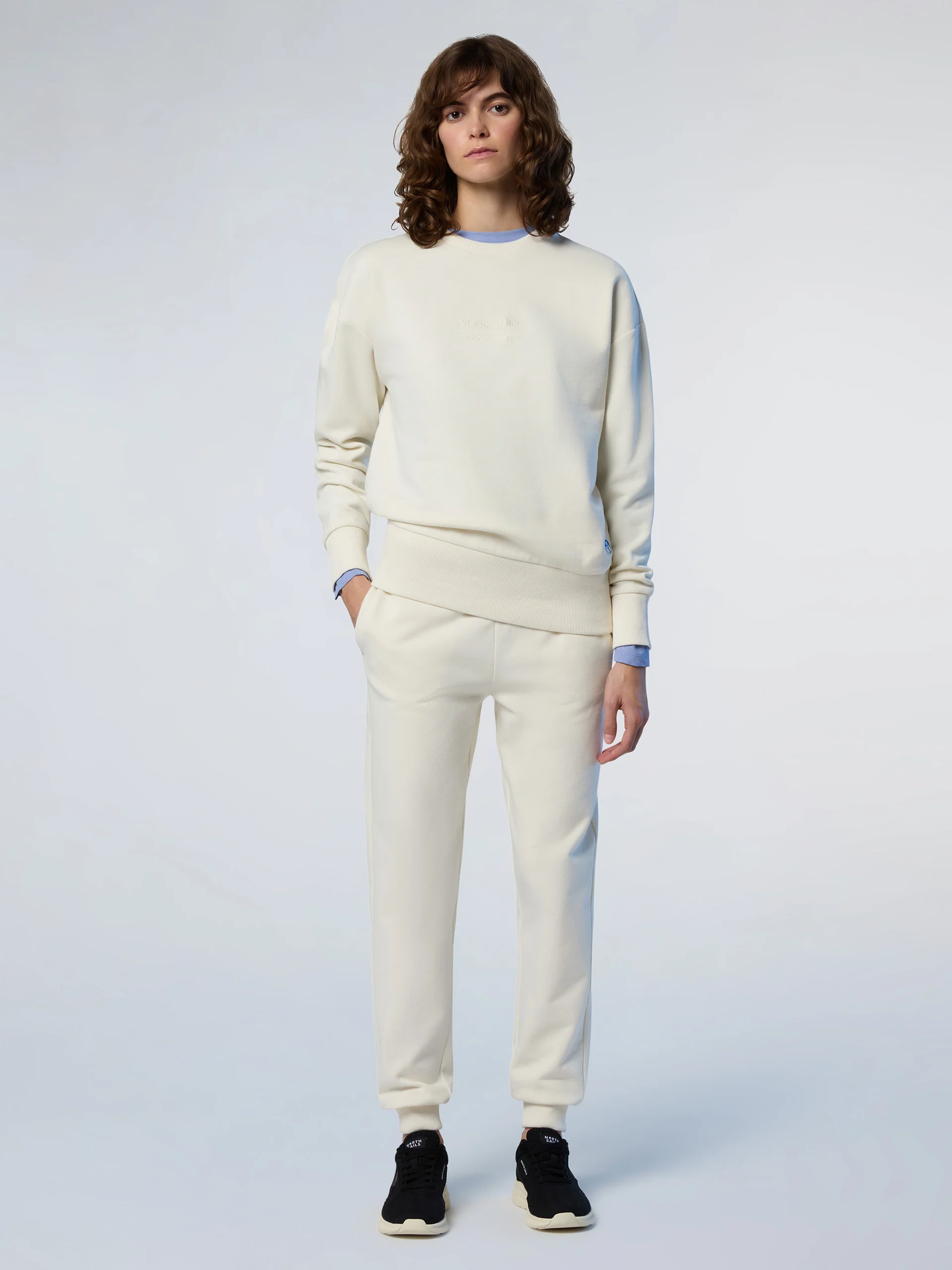 Crew-neck slogan sweatshirt - Image 5